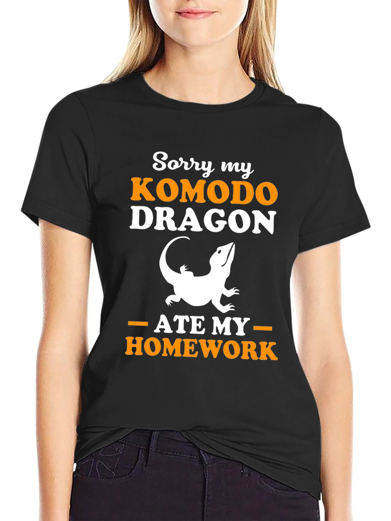Komodo Dragon Ate My Homework Graphic Tee