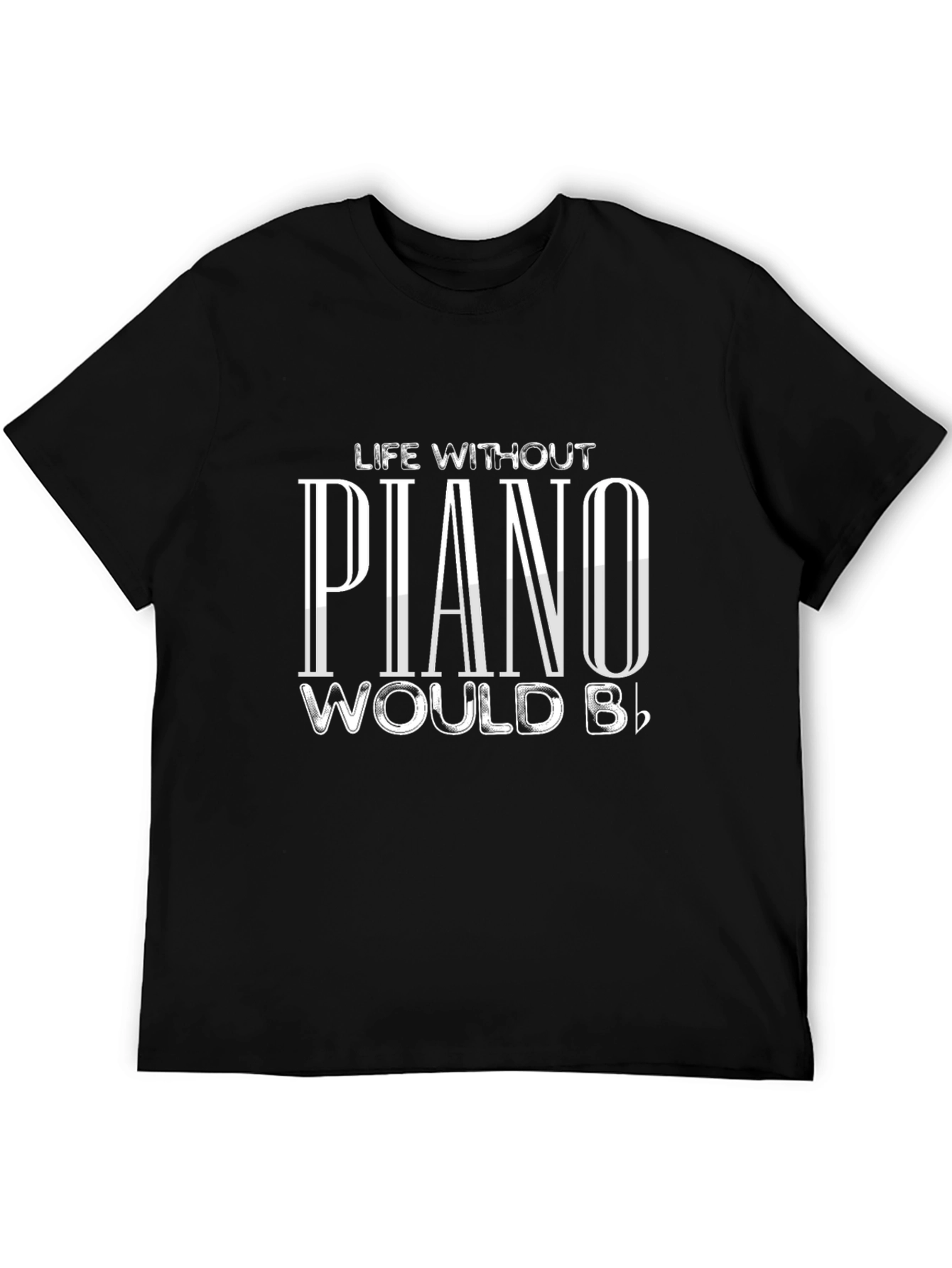 Piano Lovers Black T-Shirt - Music Humor Apparel
