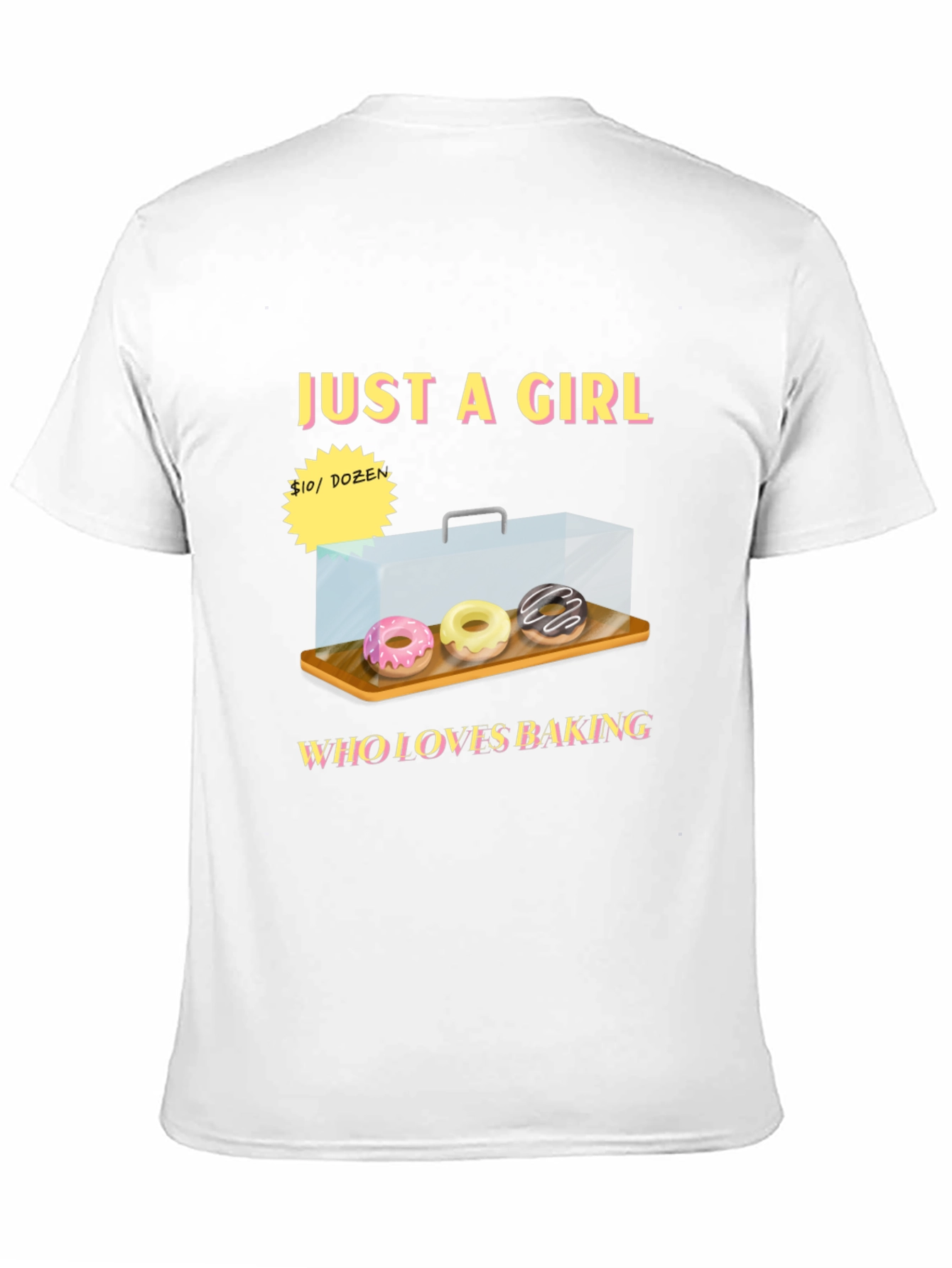 Just a Girl Who Loves Baking Donut T-Shirt