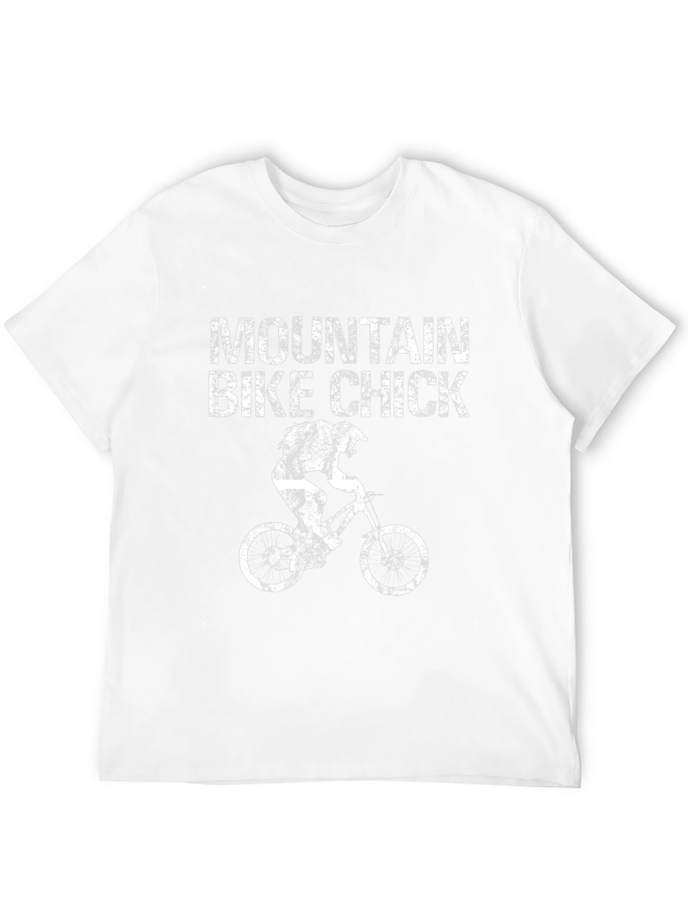 Mountain Bike Chick Graphic Tee - Black