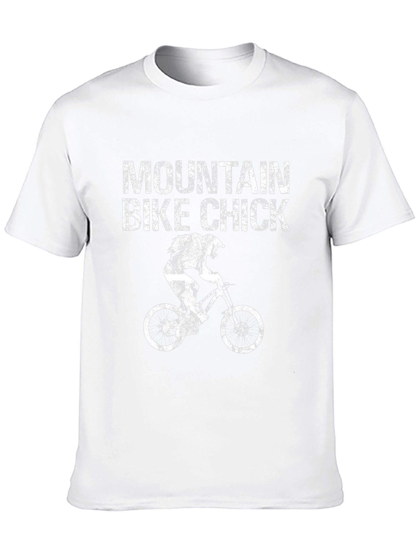 Mountain Bike Chick Graphic Tee - Black