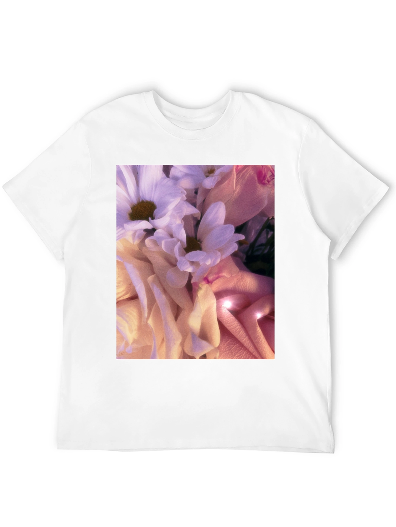 Floral Print T-Shirt - Stylish Soft Blossom Design