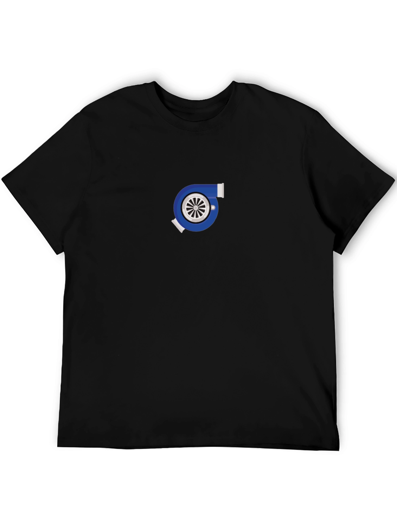 Turbo Graphic Black Tee - Modern Style