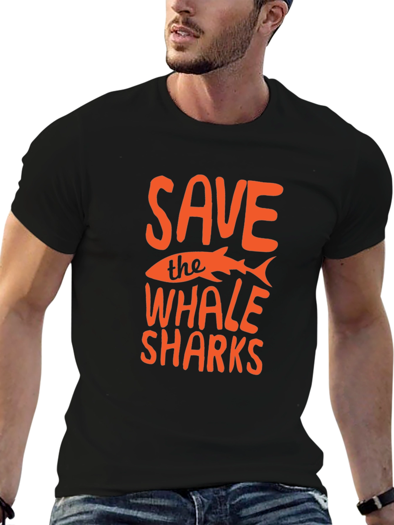 Save the Whale Sharks Graphic Tee