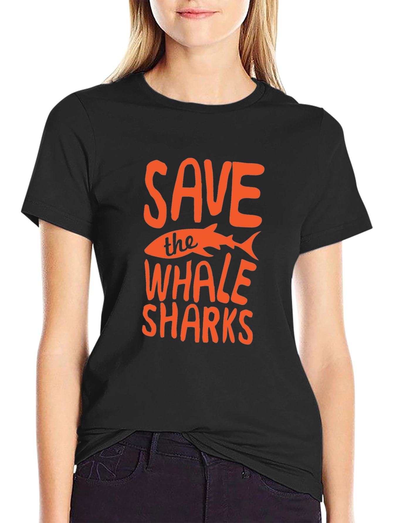 Save the Whale Sharks Graphic Tee