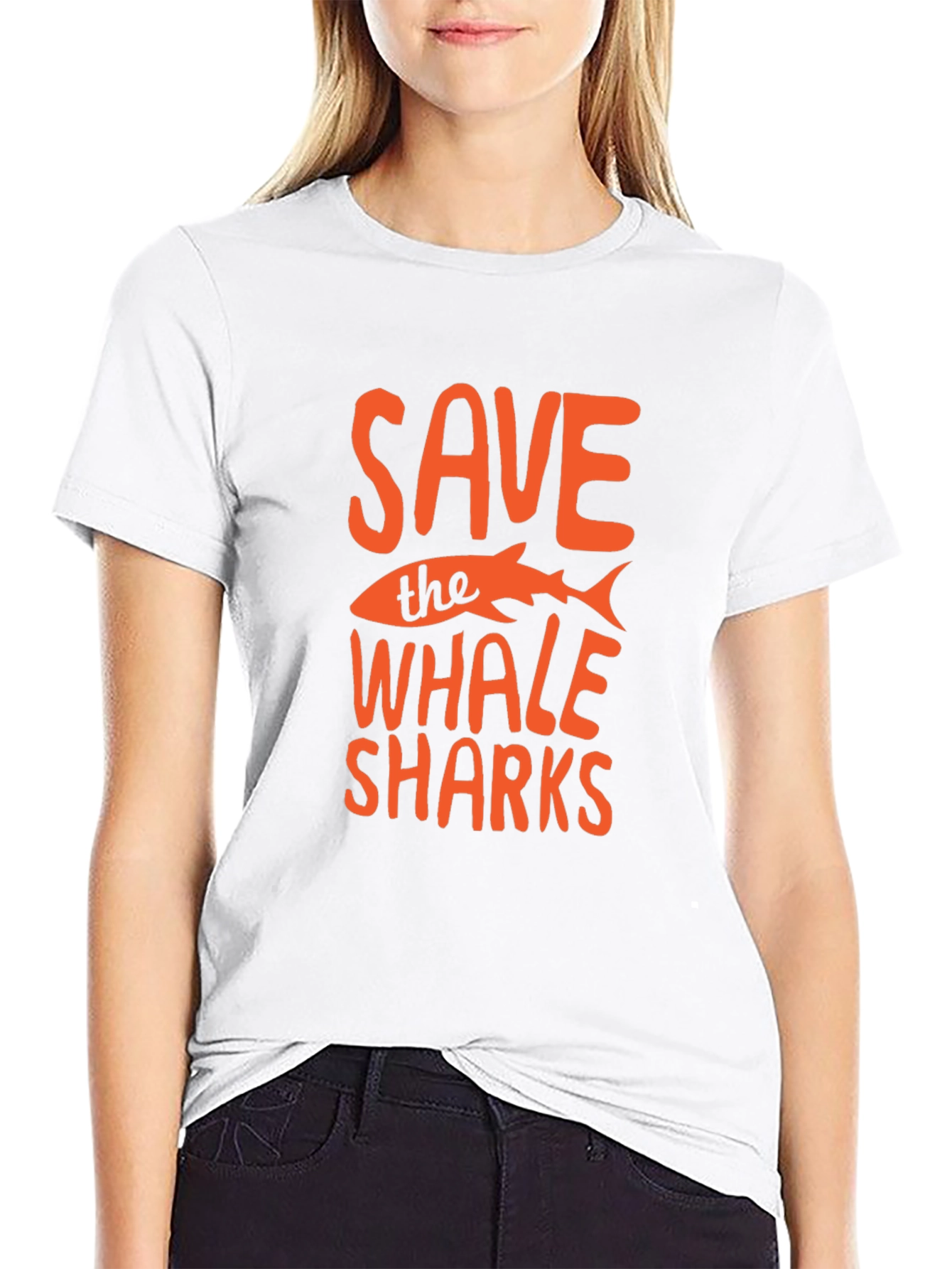 Save the Whale Sharks Graphic Tee