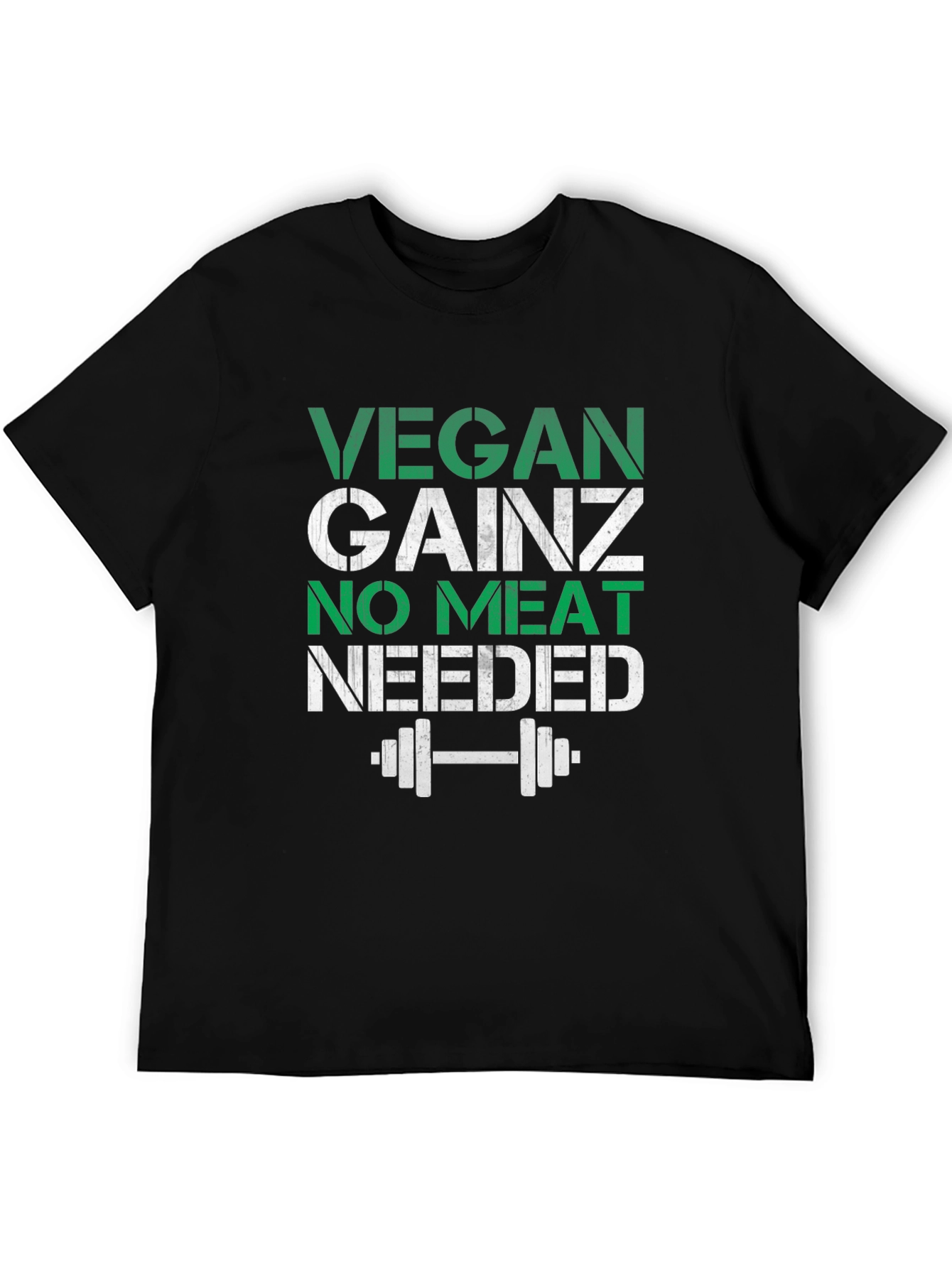 Vegan Gainz No Meat Needed Workout T-Shirt