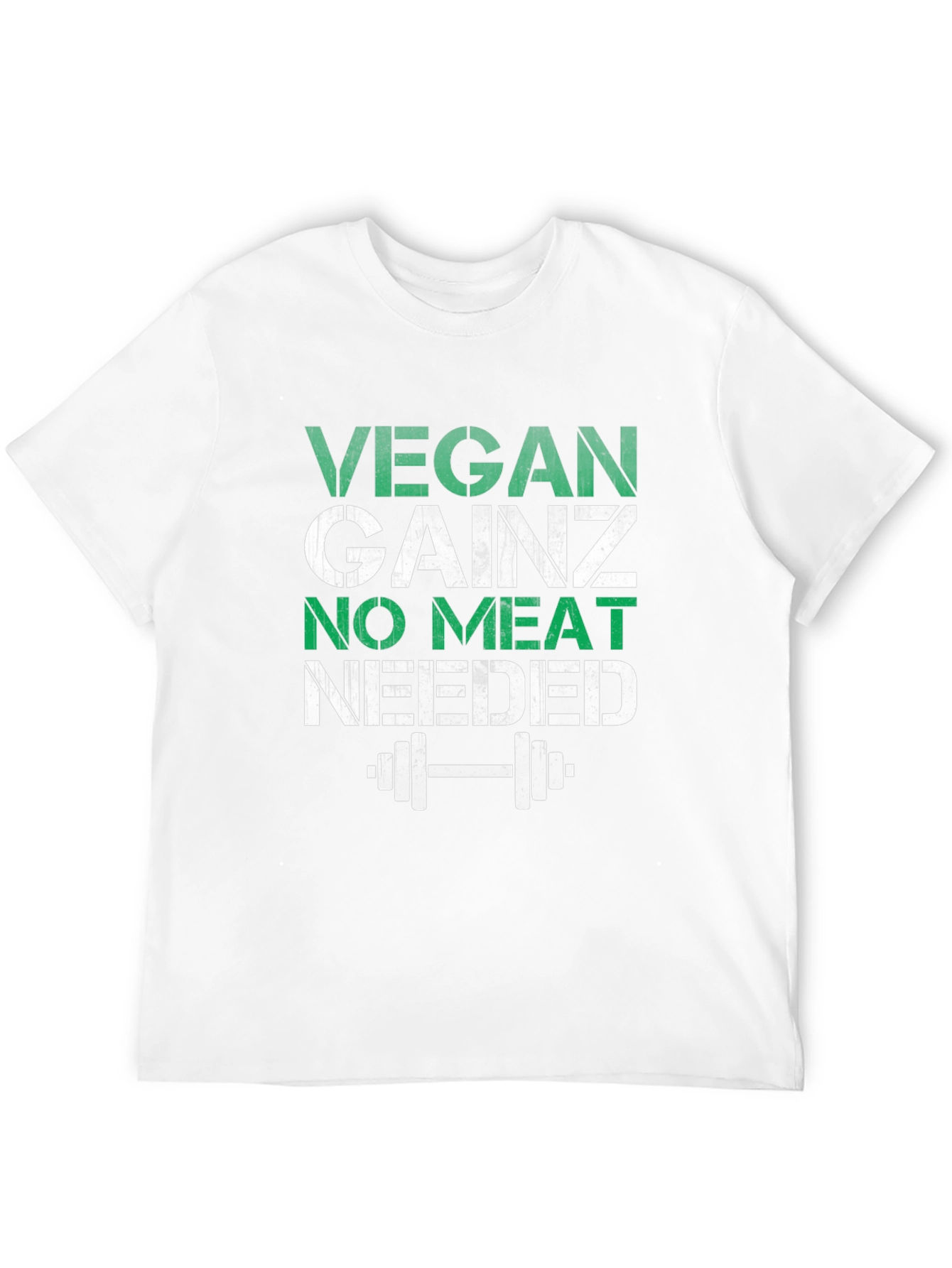 Vegan Gainz No Meat Needed Workout T-Shirt