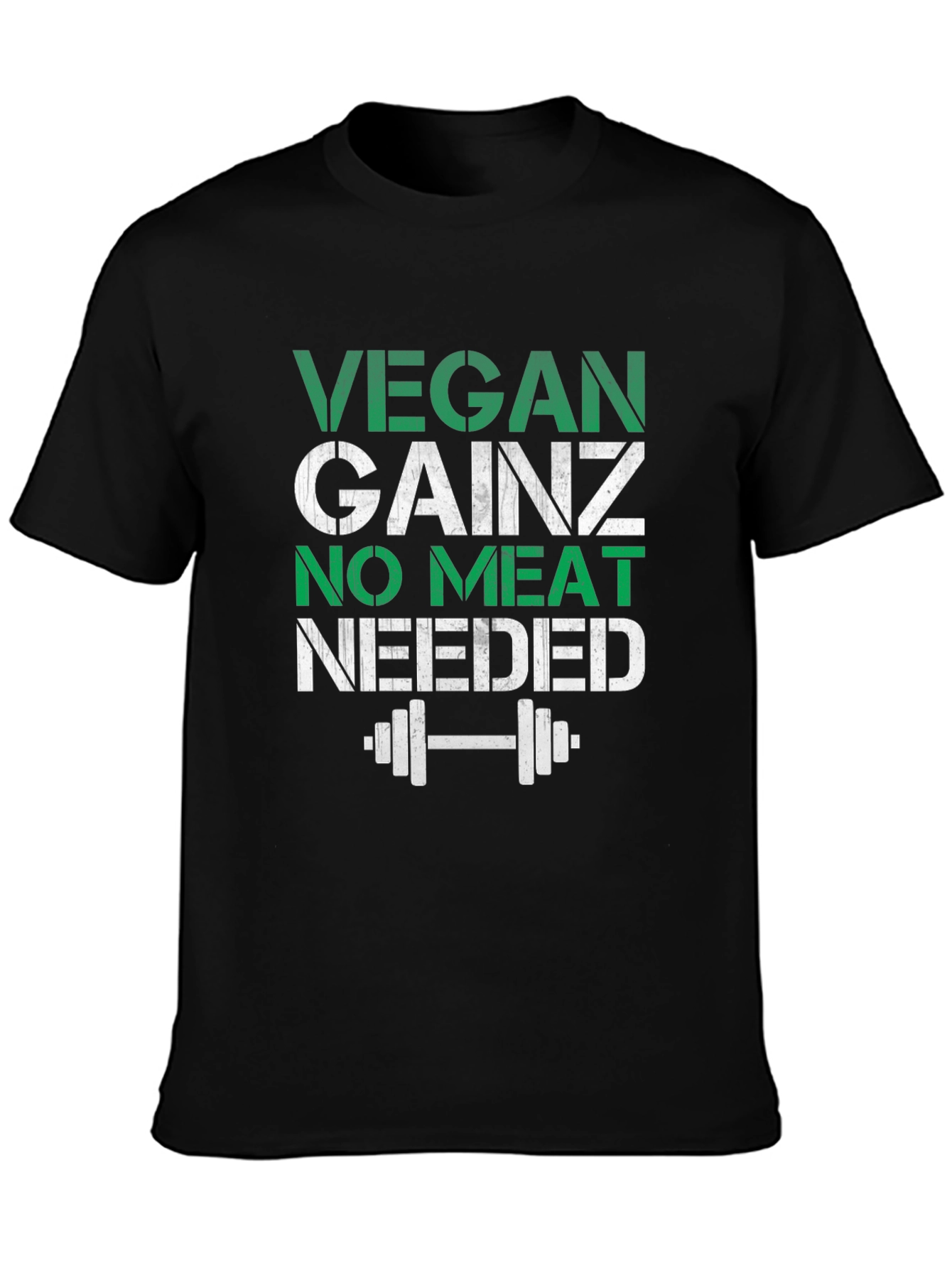 Vegan Gainz No Meat Needed Workout T-Shirt