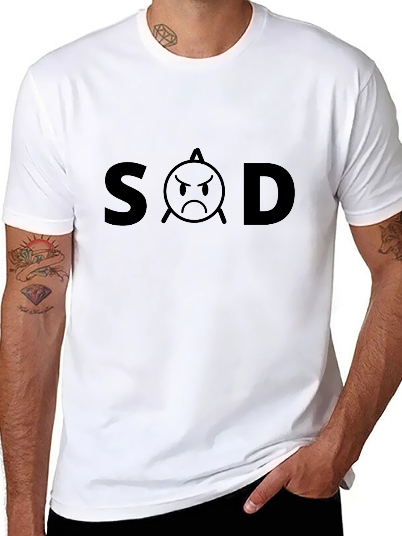 SOD Graphic T-Shirt - Black Short Sleeve Tee