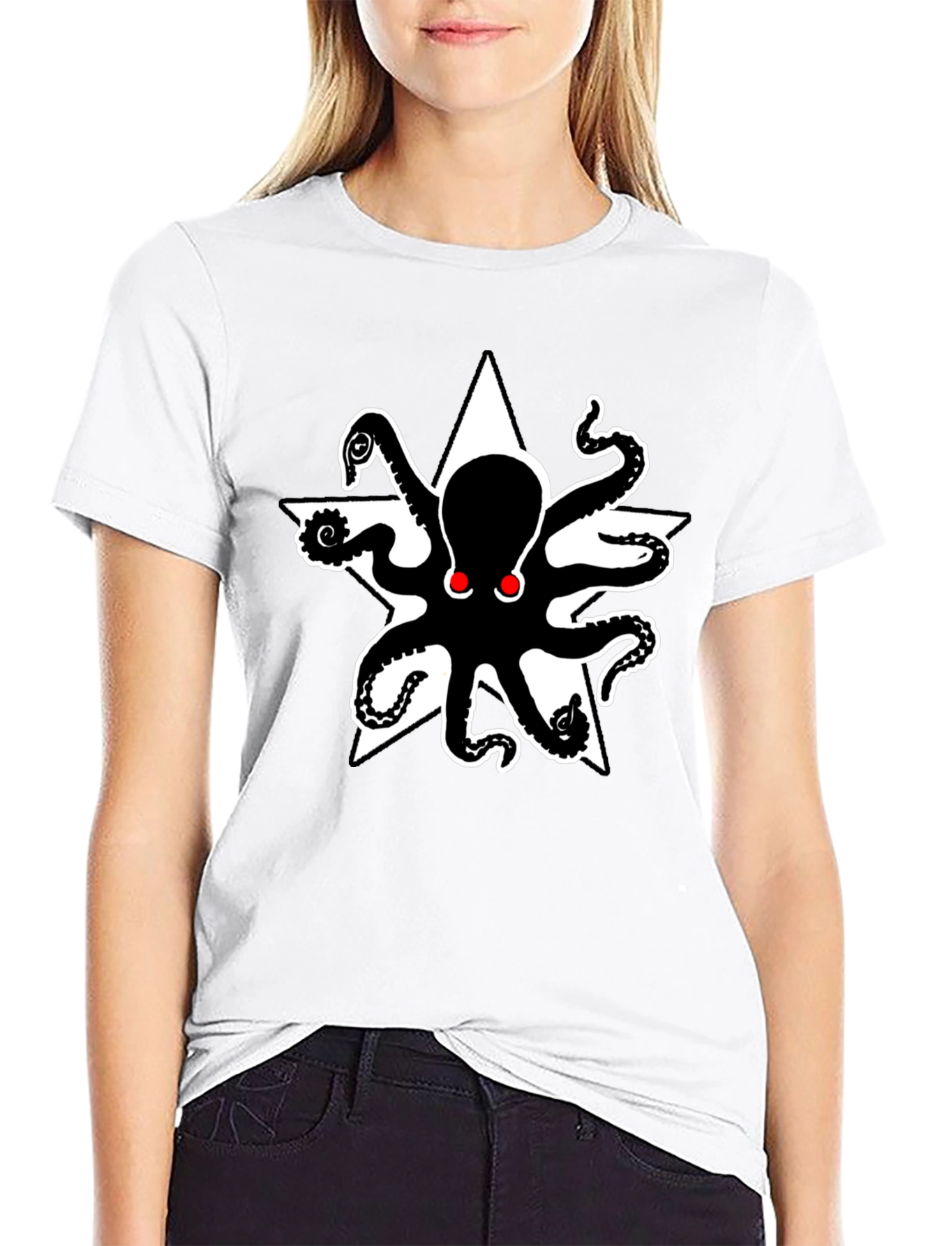 Octopus Star Graphic T-Shirt