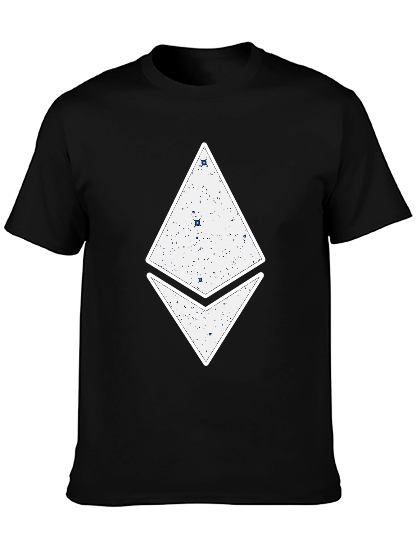 Ethereum Crypto Logo Black T-Shirt