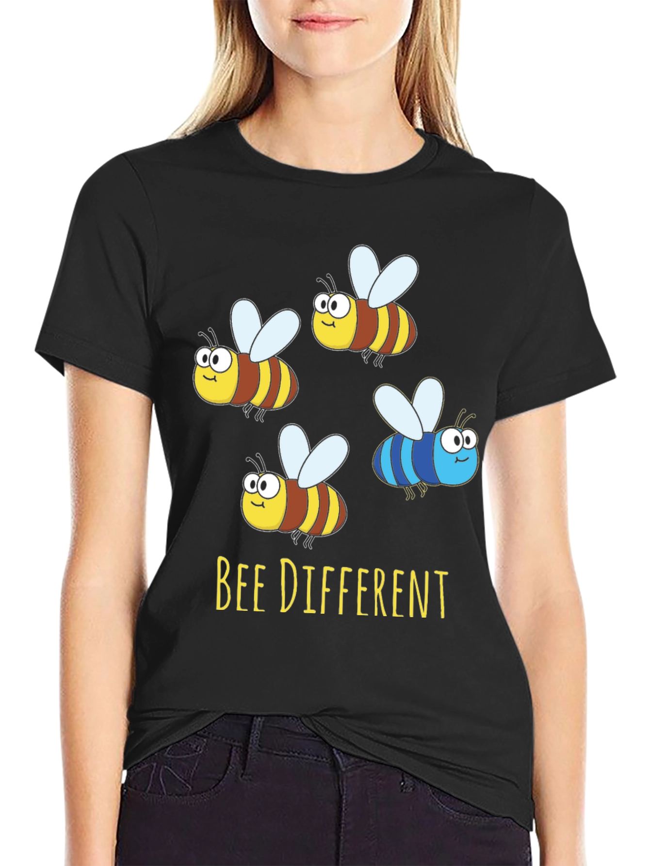 Bee Different T-Shirt: Unique Graphic Tee