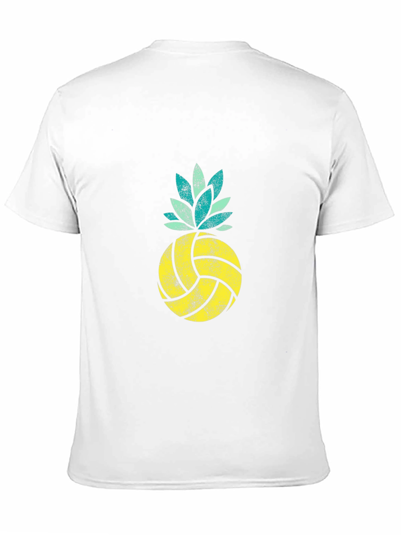 Volleyball Pineapple Graphic Tee - Summer Vibes