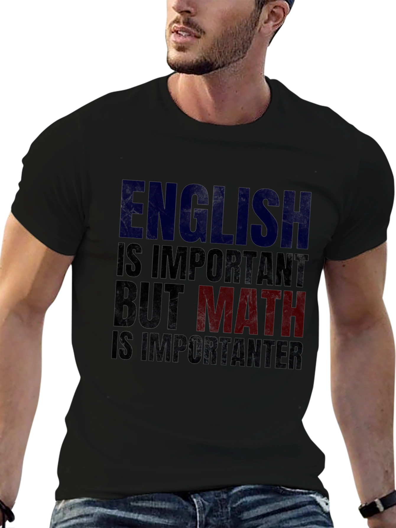 English vs Math Graphic T-Shirt
