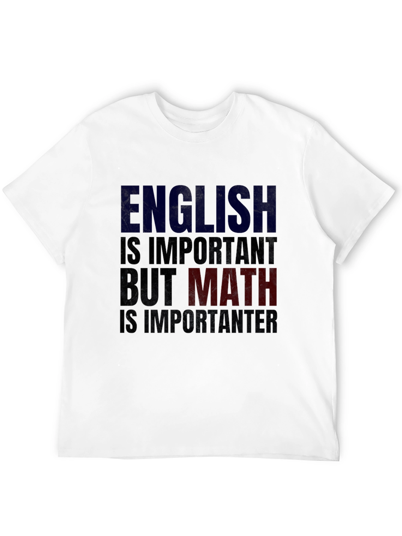 English vs Math Graphic T-Shirt