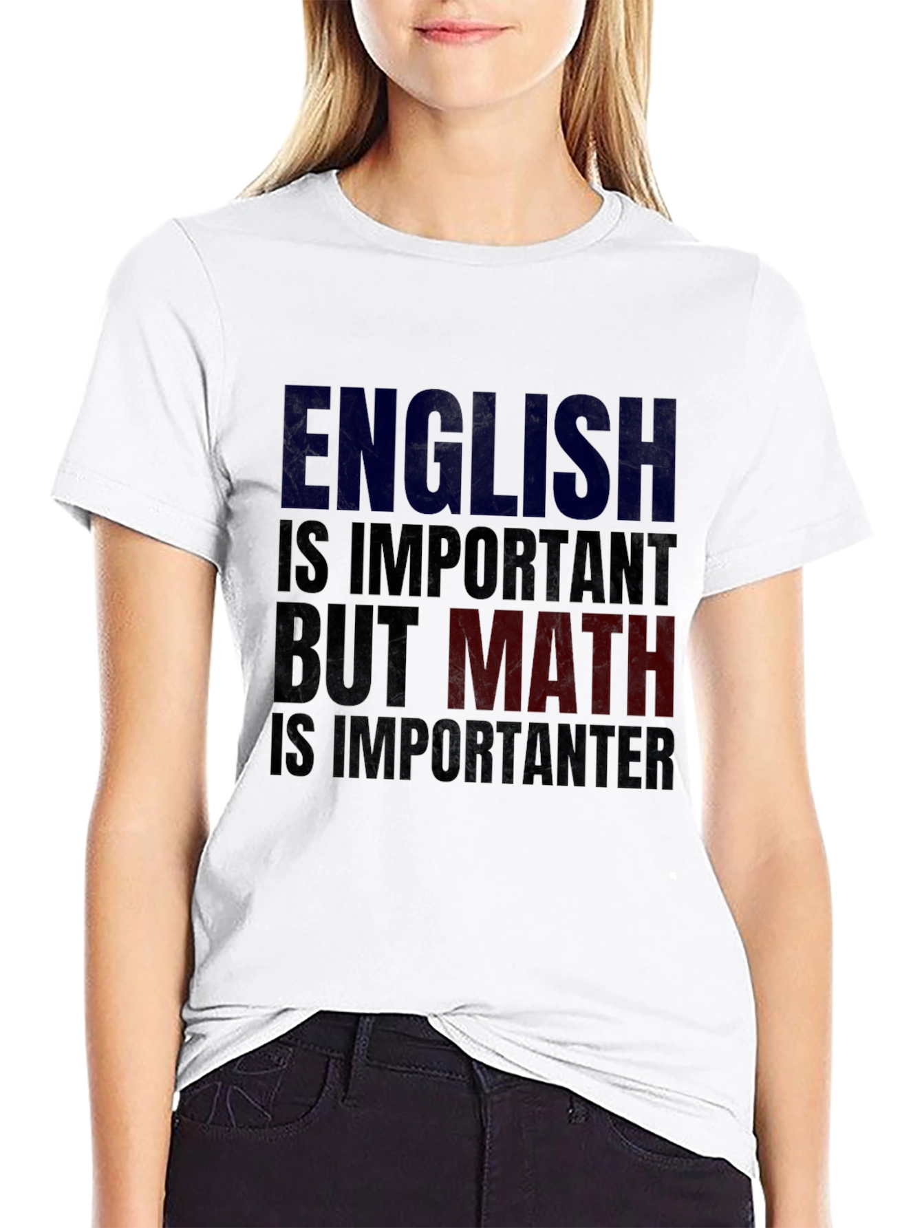 English vs Math Graphic T-Shirt