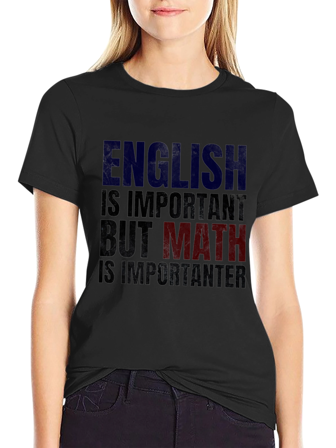 English vs Math Graphic T-Shirt