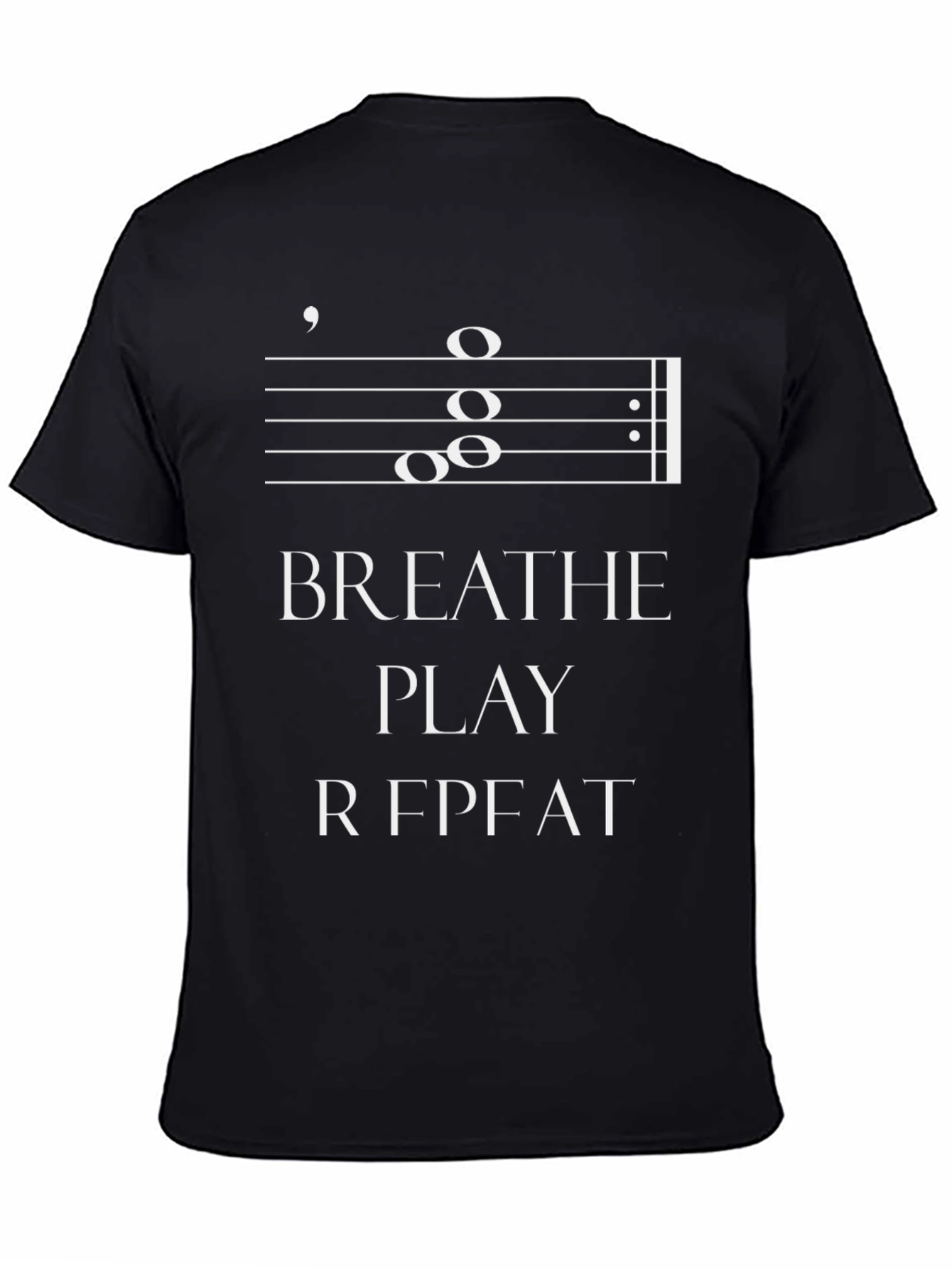 Breathe Play Repeat Music T-Shirt