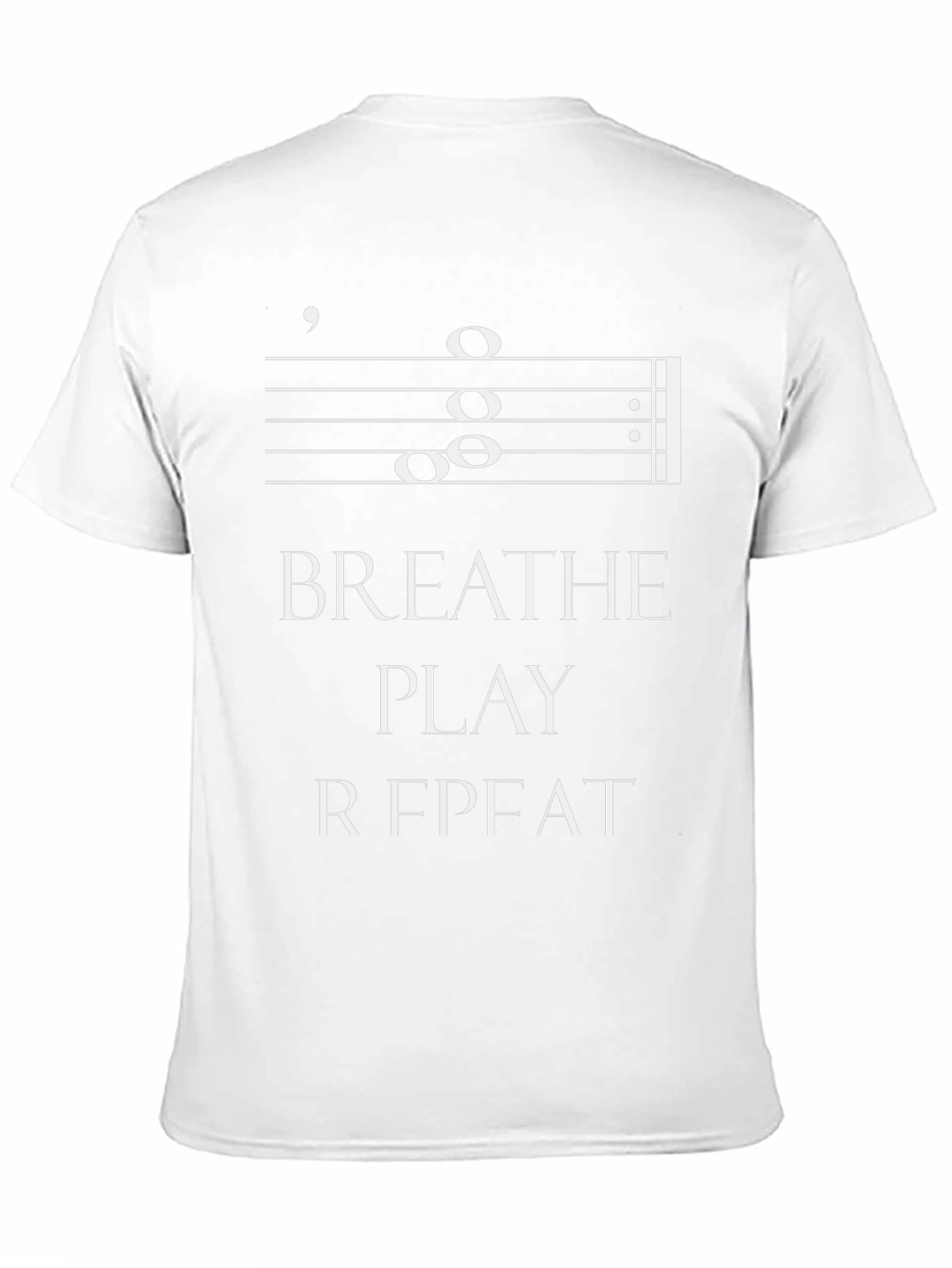 Breathe Play Repeat Music T-Shirt