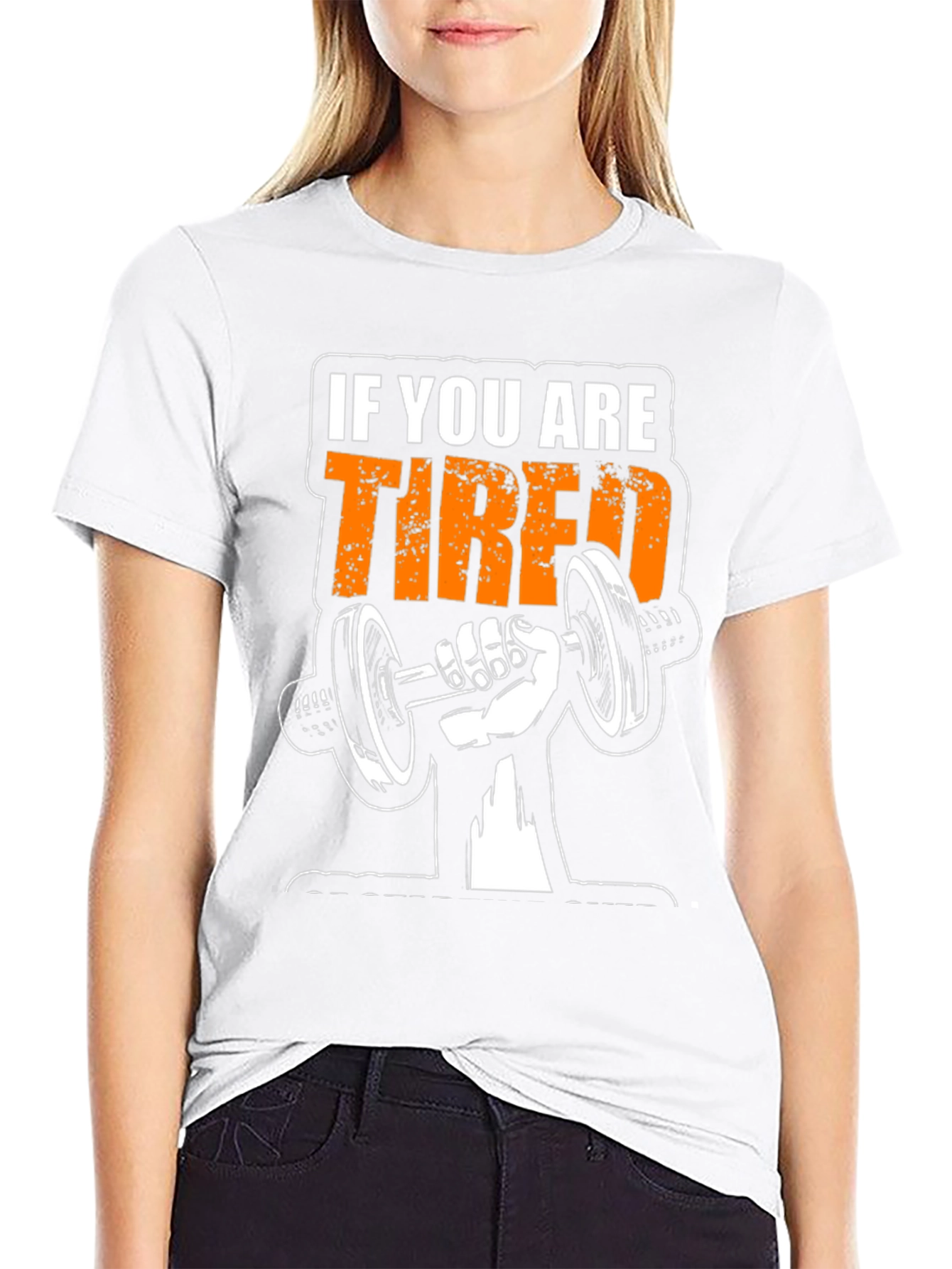 Motivational Gym T-Shirt - If You Are Tired Rest