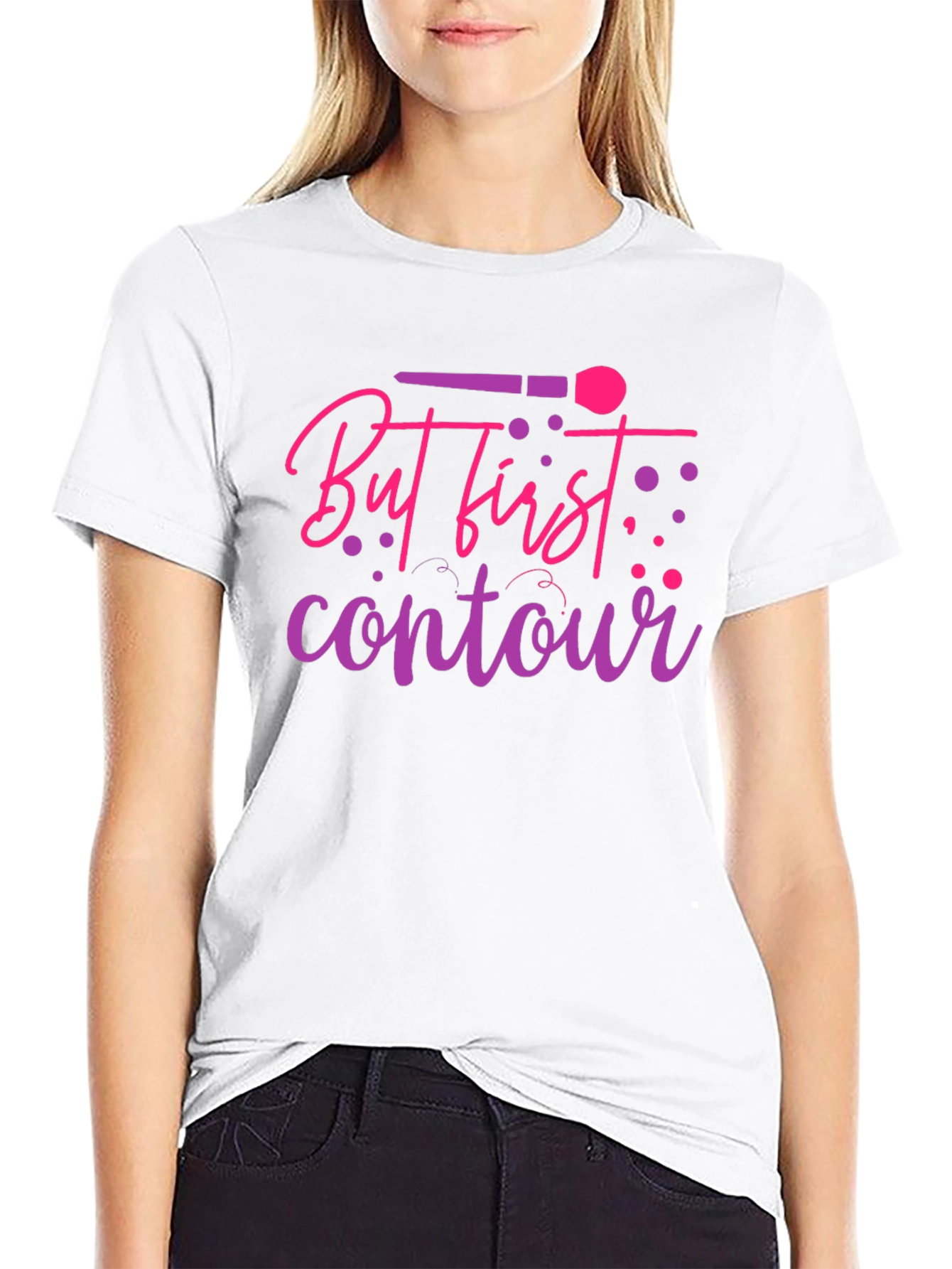But First Contour Graphic Tee
