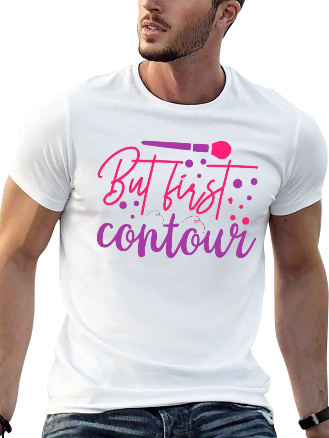 But First Contour Graphic Tee