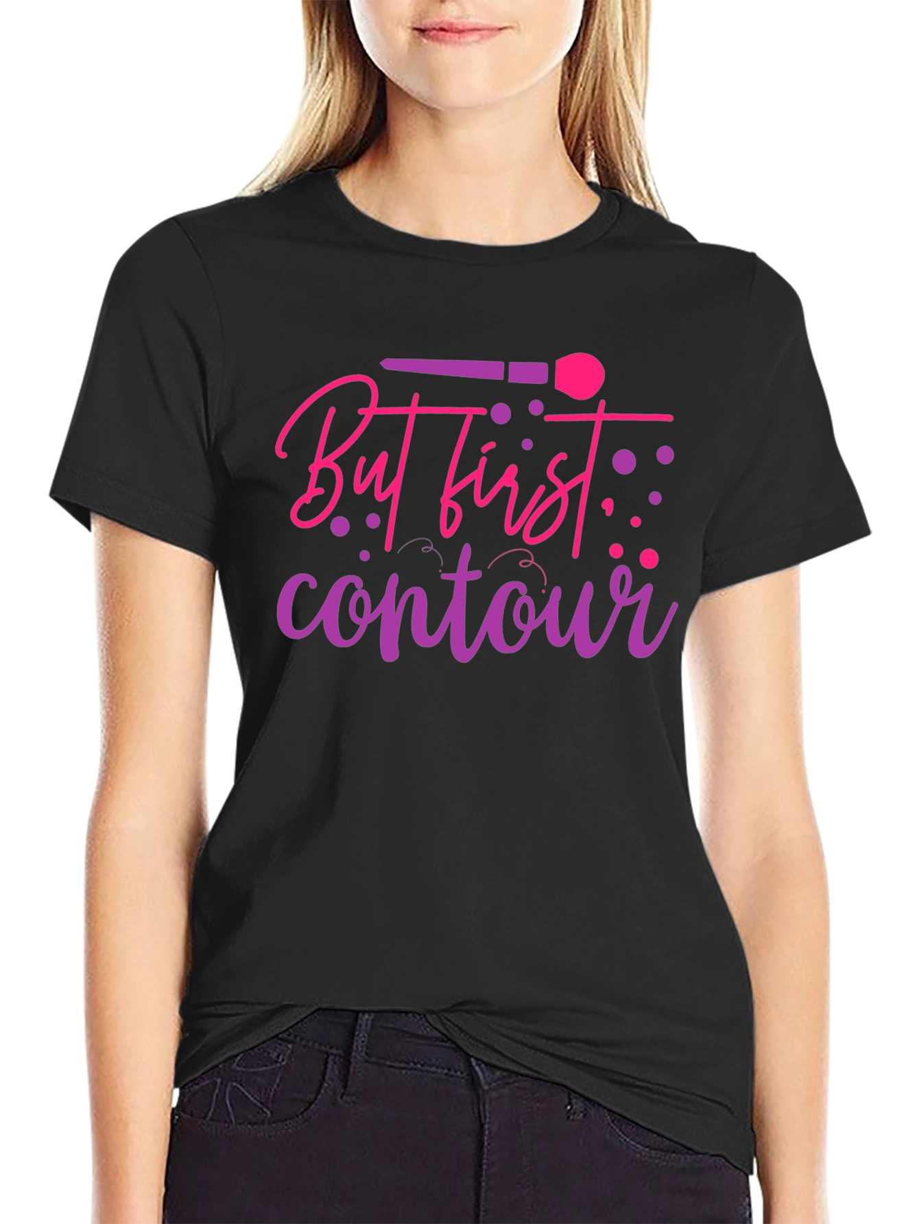 But First Contour Graphic Tee