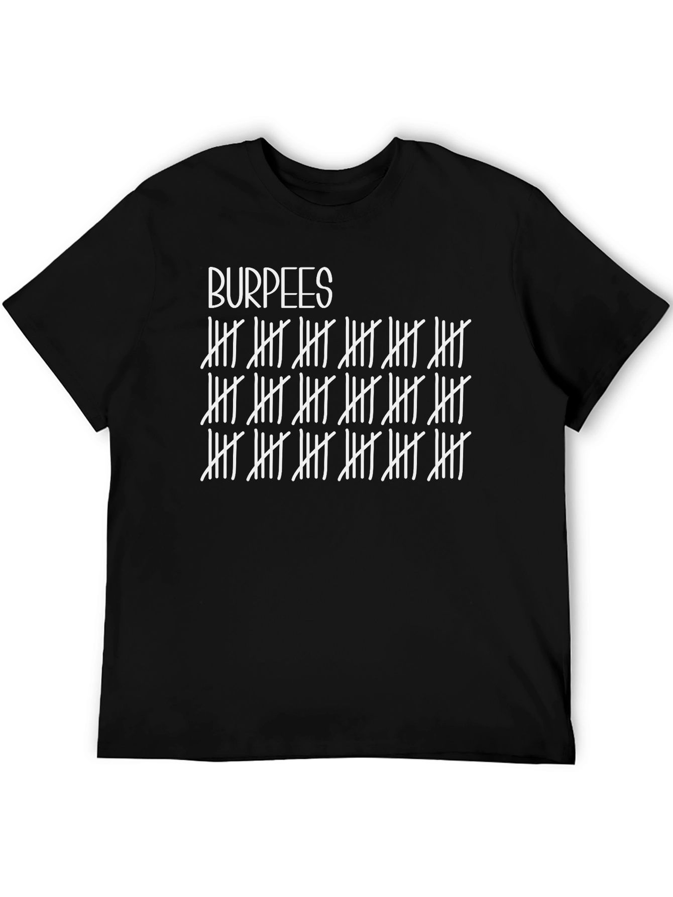 Burpees Tally T-Shirt - Fitness Workout Tee