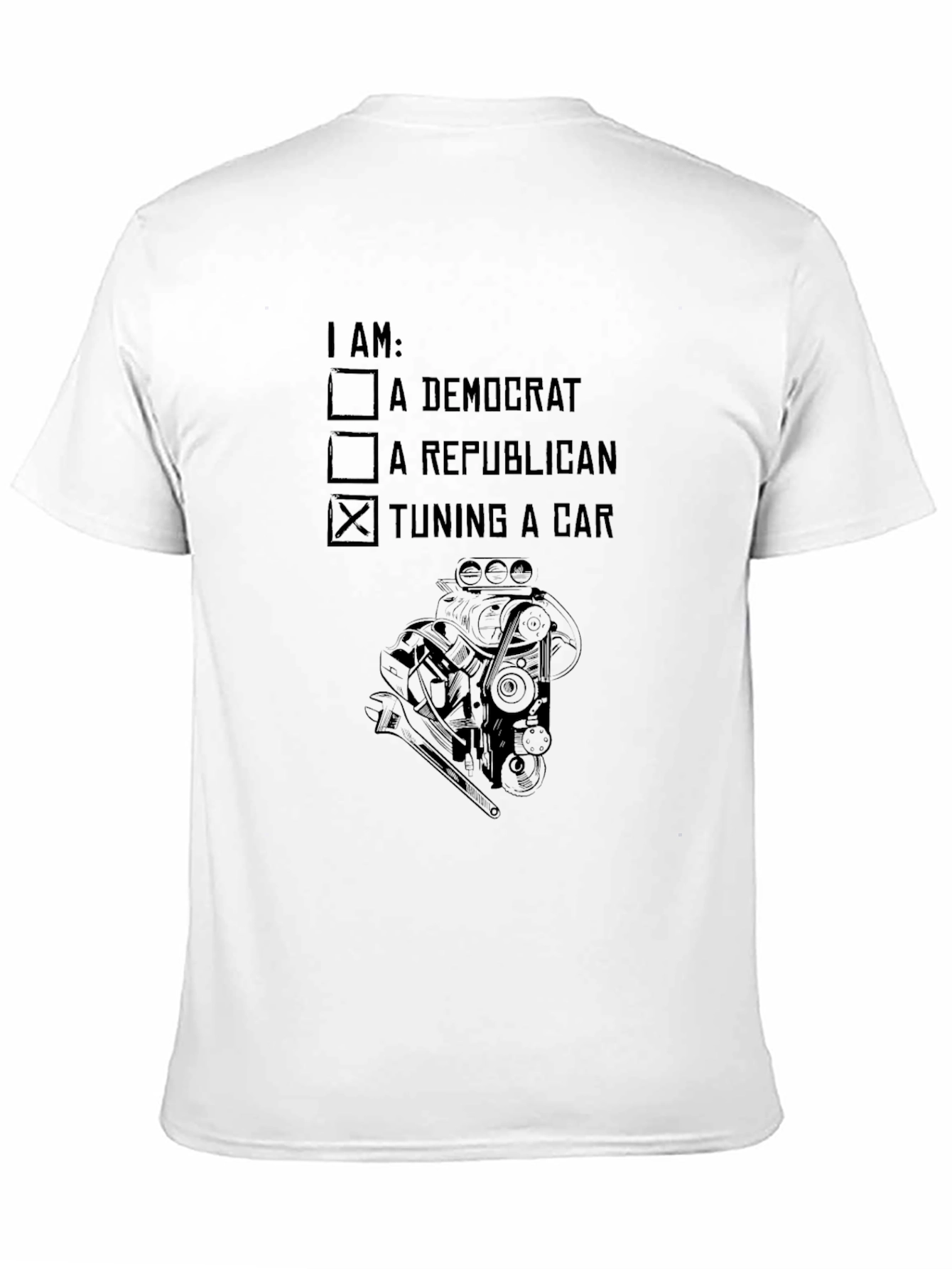 Tuning a Car Graphic T-Shirt