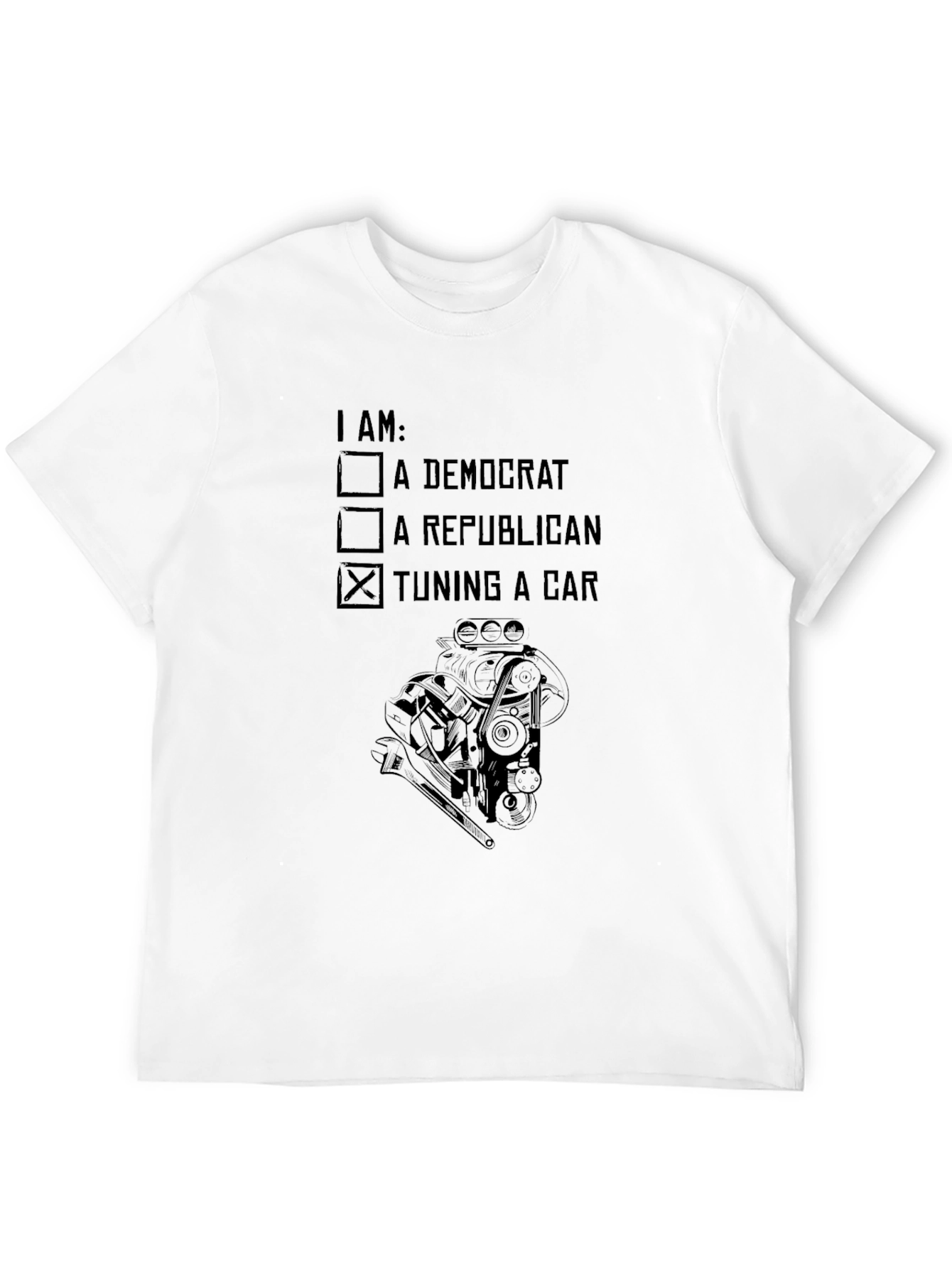 Tuning a Car Graphic T-Shirt