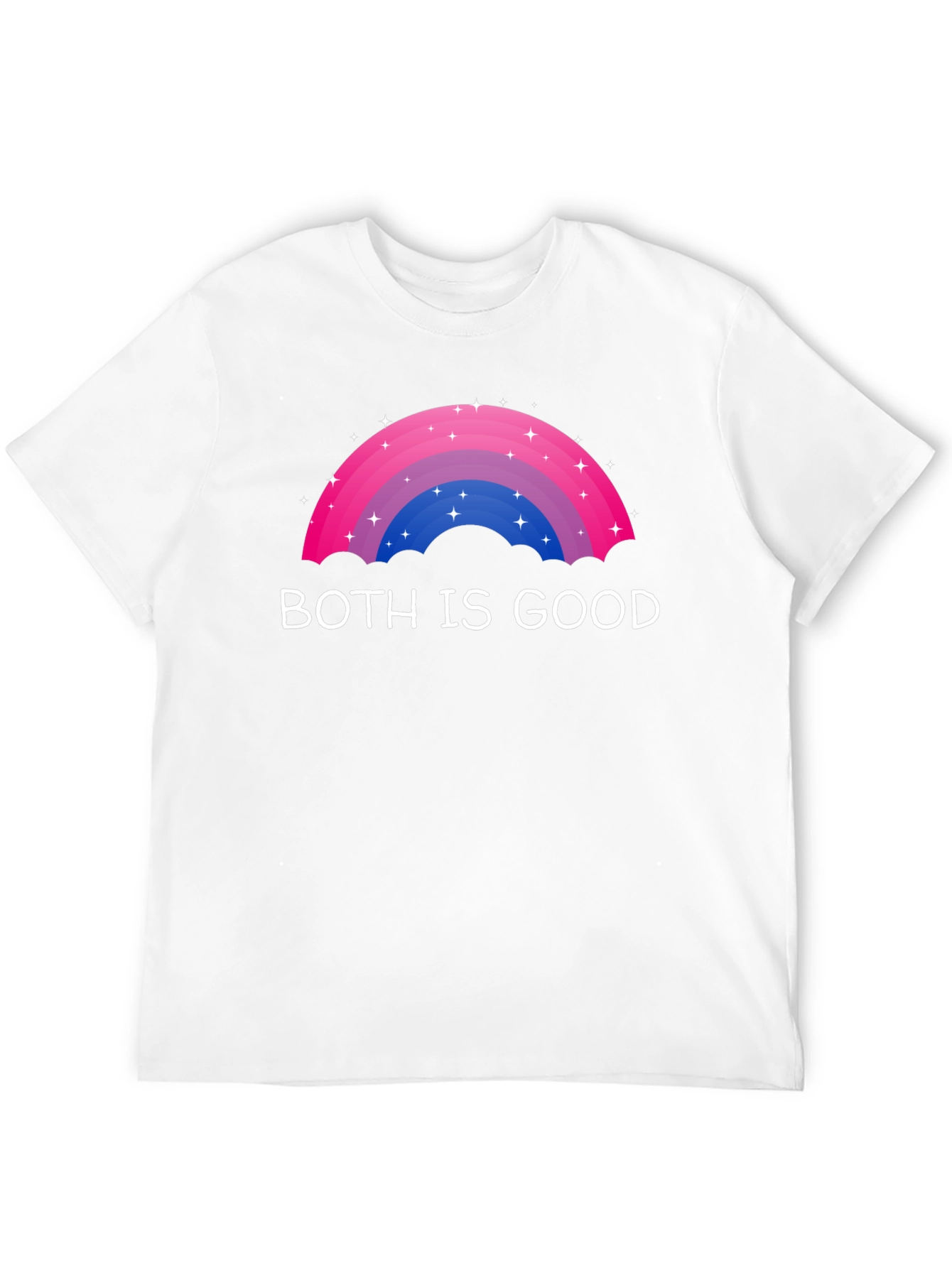 Bisexual Pride Rainbow T-Shirt - Both is Good