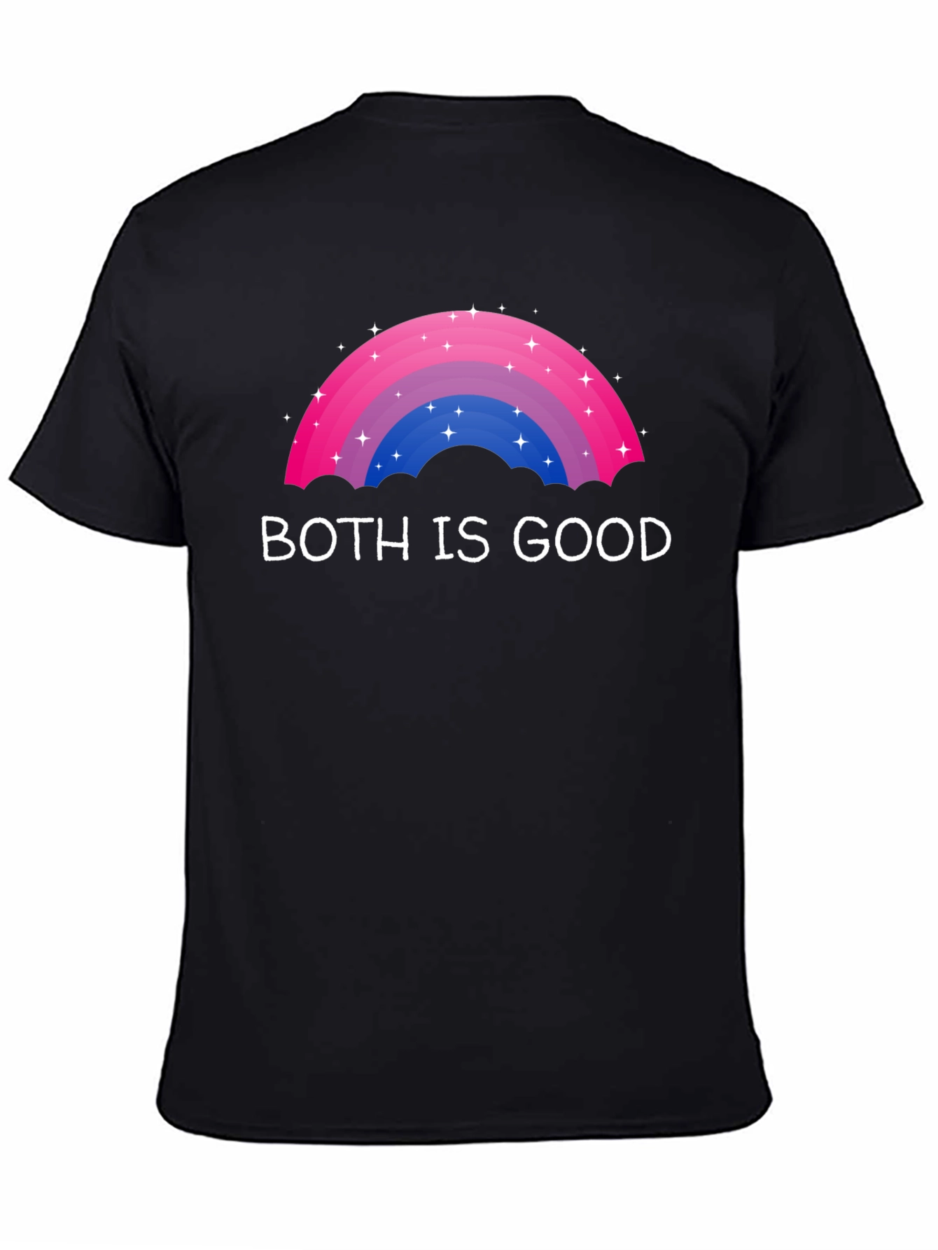 Bisexual Pride Rainbow T-Shirt - Both is Good
