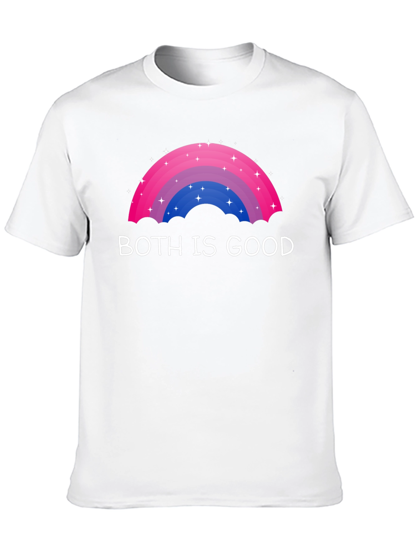 Bisexual Pride Rainbow T-Shirt - Both is Good