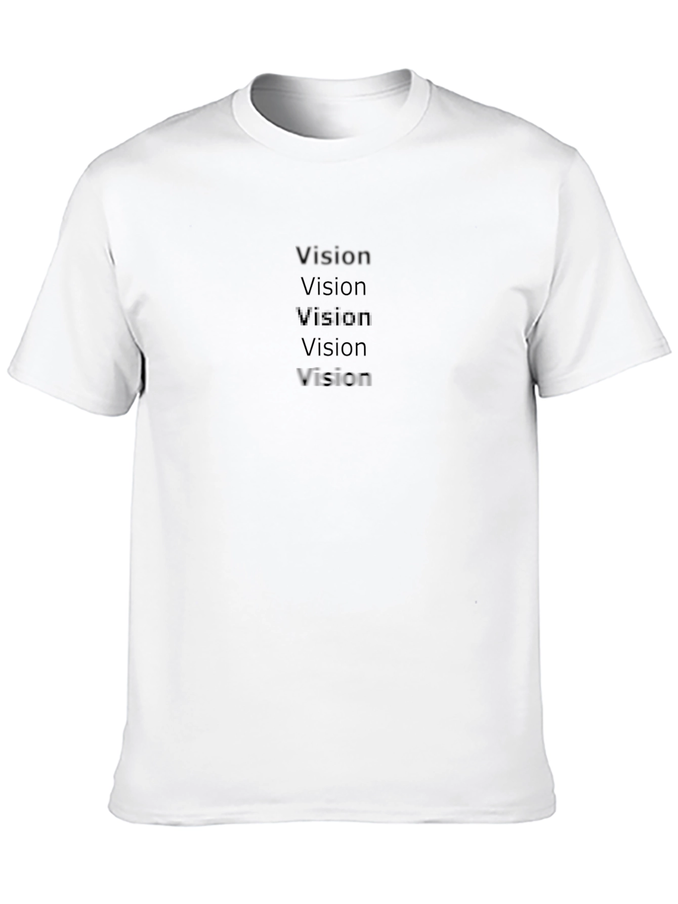 Vision Black T-Shirt - Stylish & Comfortable