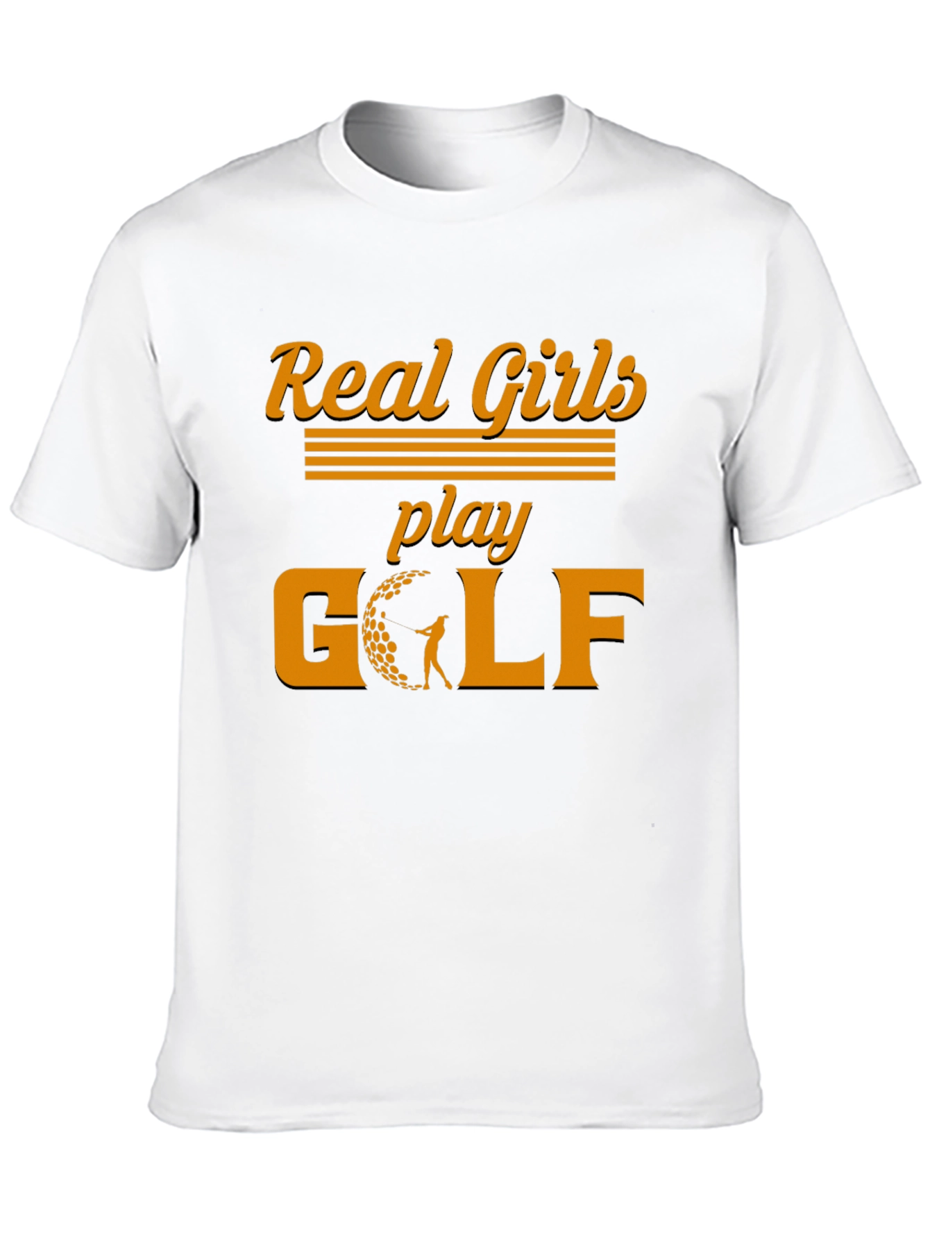 Real Girls Play Golf Graphic Tee
