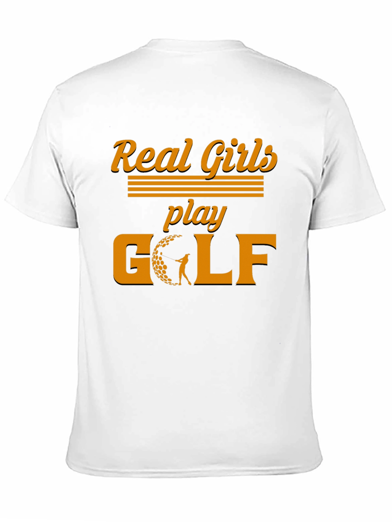 Real Girls Play Golf Graphic Tee