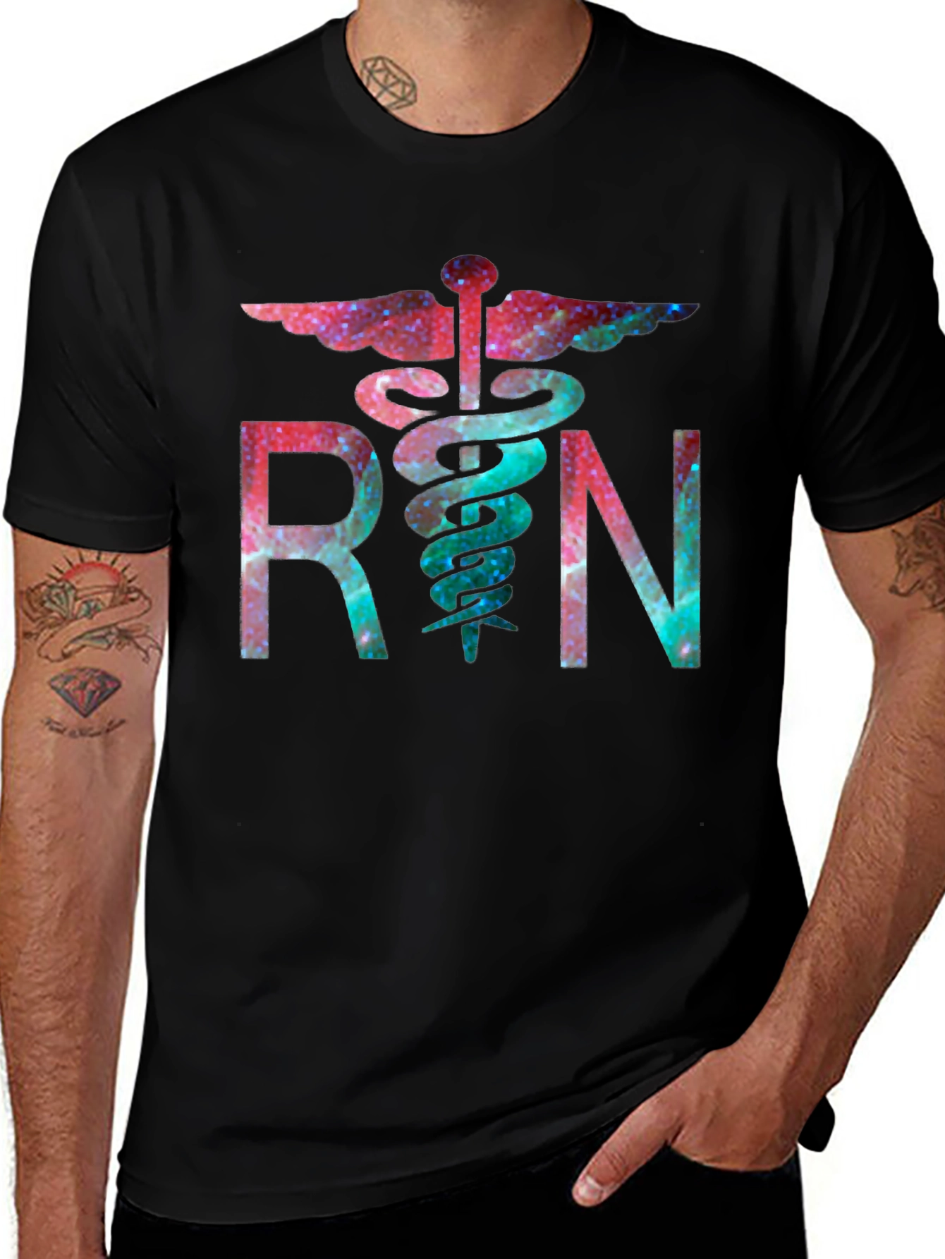 RN Galaxy T-Shirt - Registered Nurse Tee