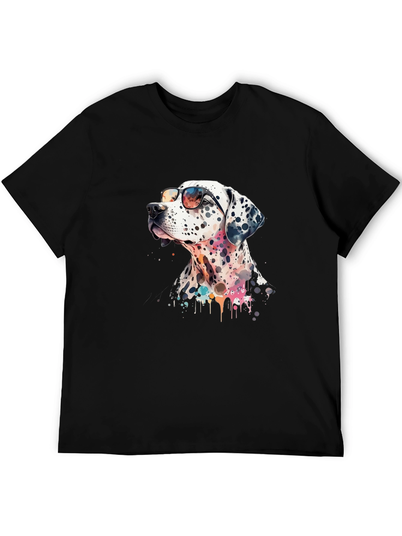 Cool Dalmatian Dog Graphic T-Shirt