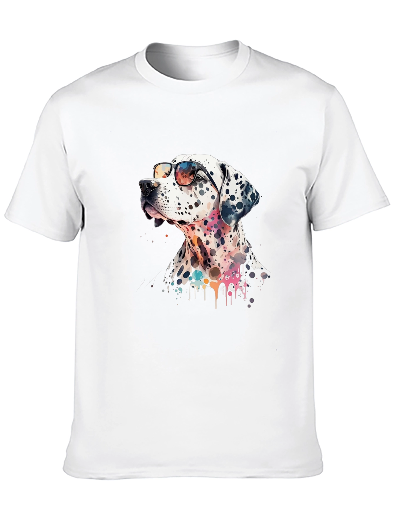 Cool Dalmatian Dog Graphic T-Shirt