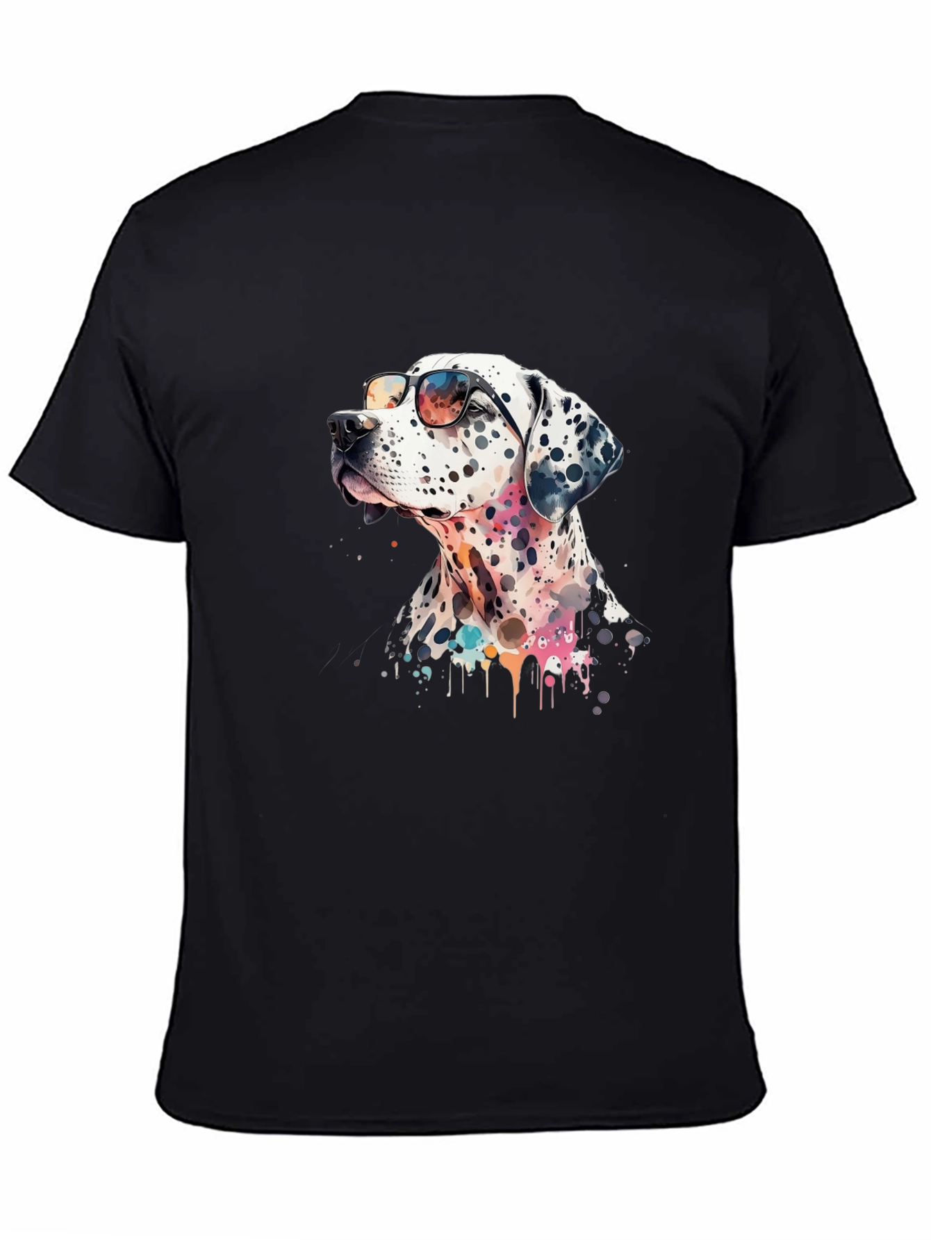 Cool Dalmatian Dog Graphic T-Shirt
