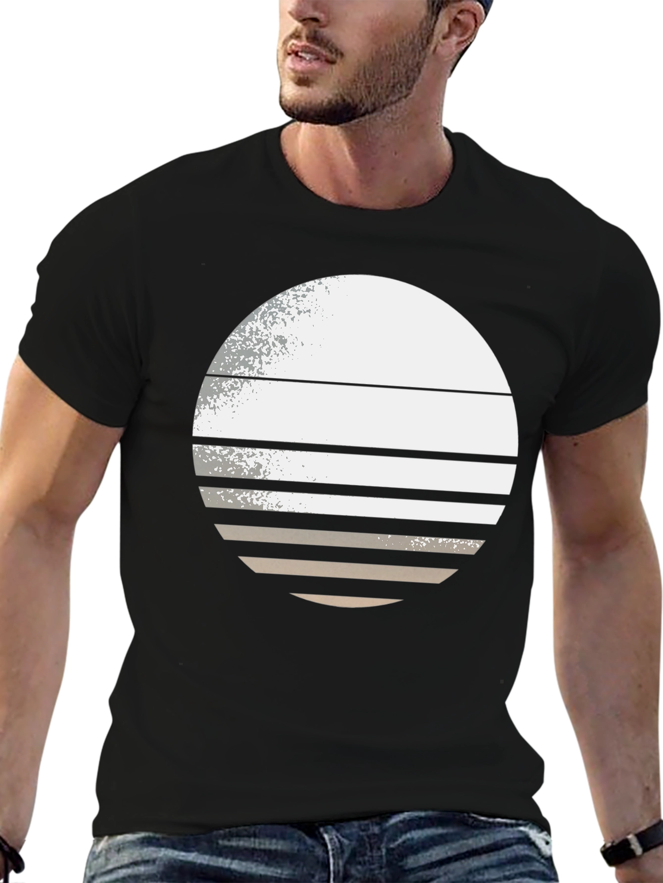Retro Sunset Graphic T-Shirt - Modern Style