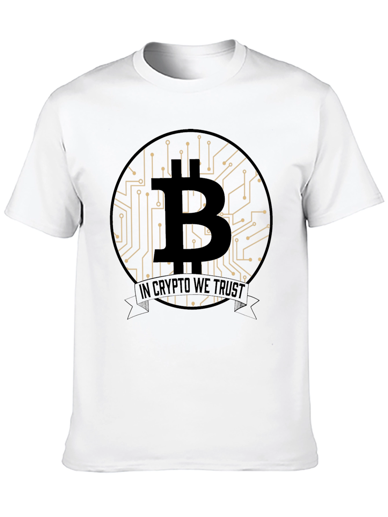 Bitcoin Crypto T-Shirt: In Crypto We Trust