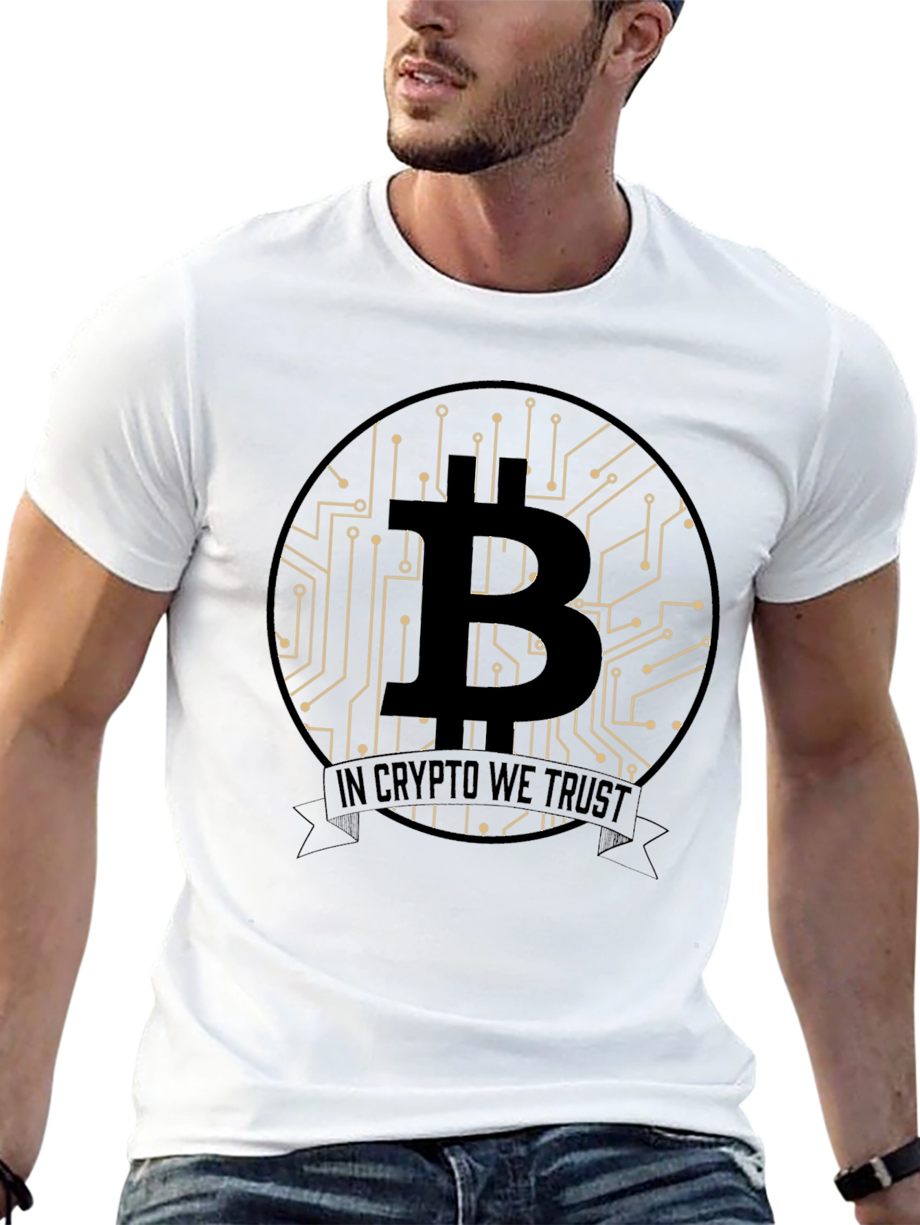 Bitcoin Crypto T-Shirt: In Crypto We Trust