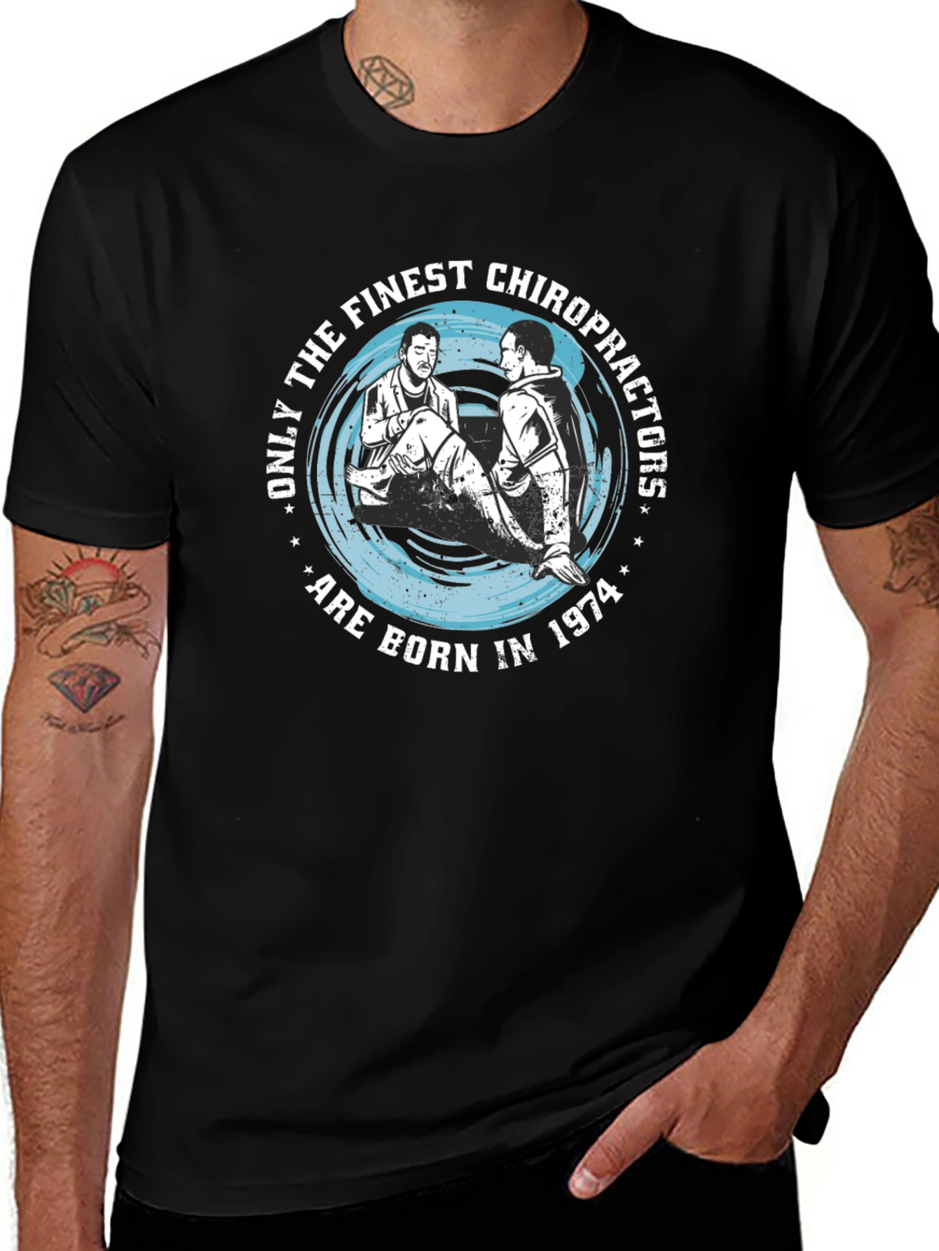 Finest Chiropractors 1974 Graphic T-Shirt