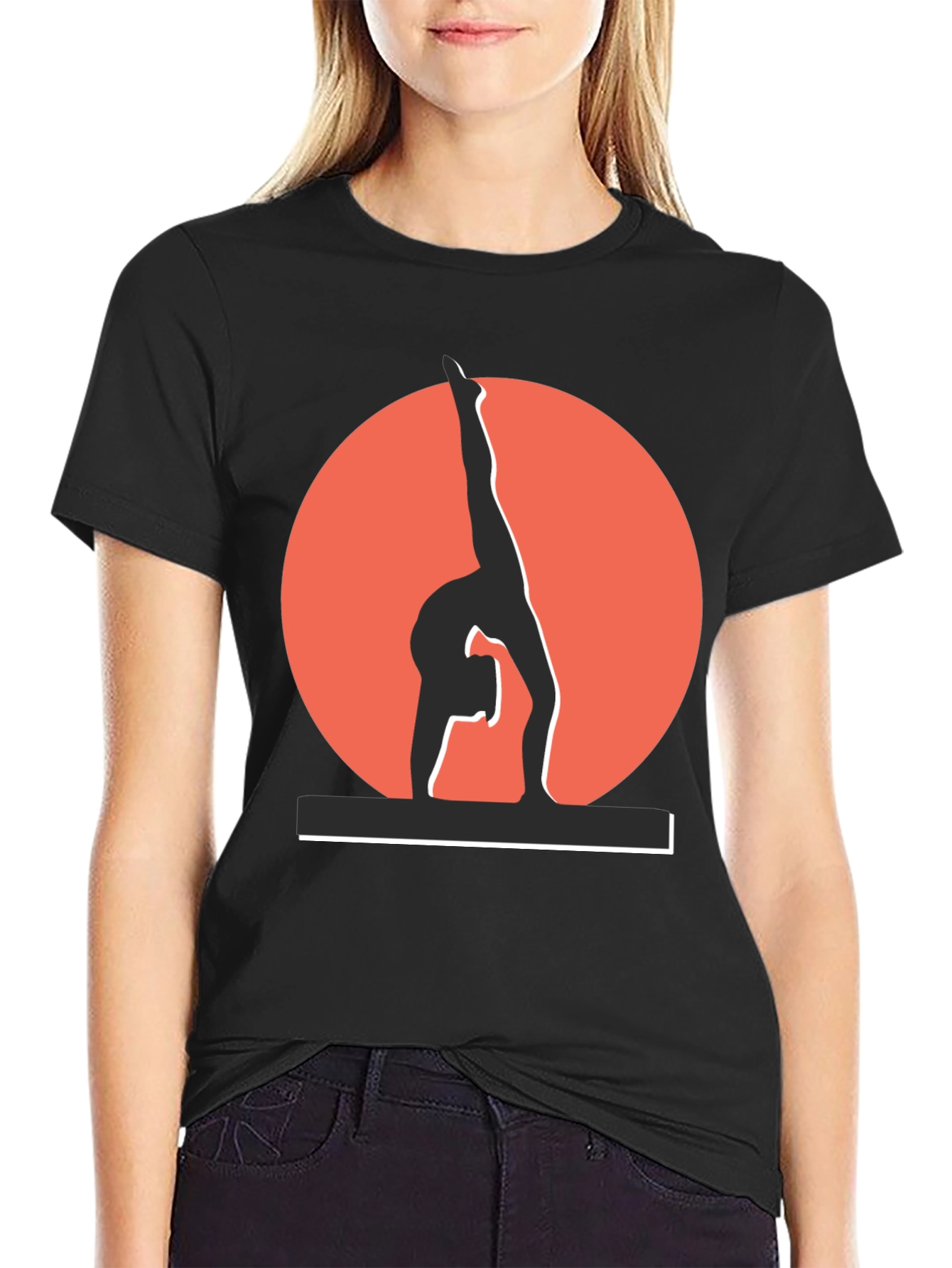 Gymnast T-Shirt - Balance Beam Graphic Tee