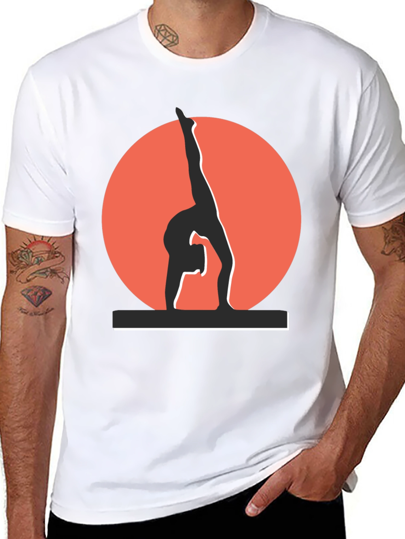 Gymnast T-Shirt - Balance Beam Graphic Tee