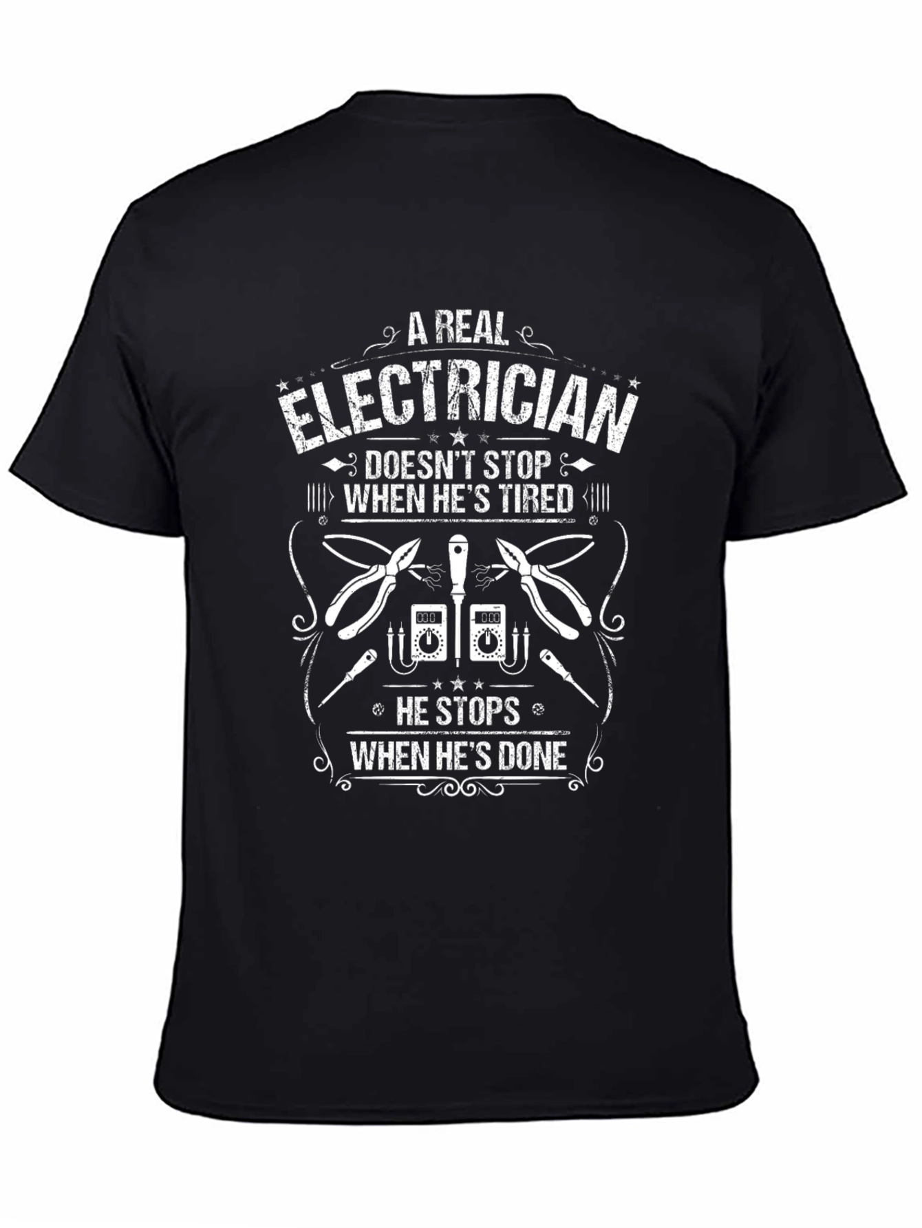 Electrician T-Shirt: A Real Electrician