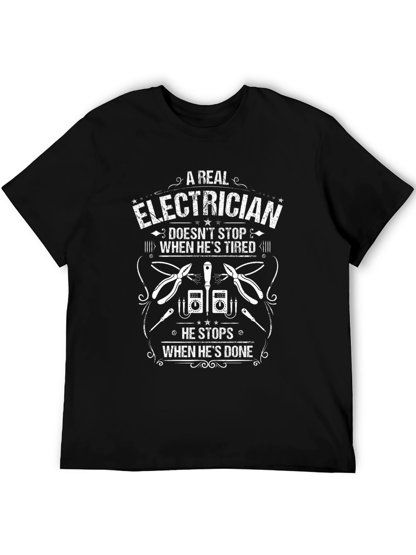 Electrician T-Shirt: A Real Electrician