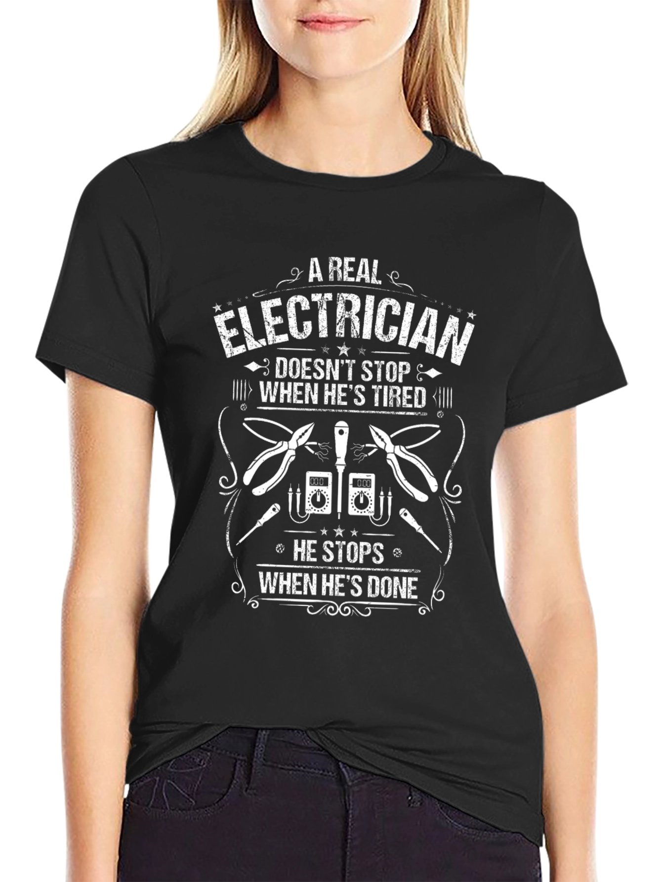 Electrician T-Shirt: A Real Electrician